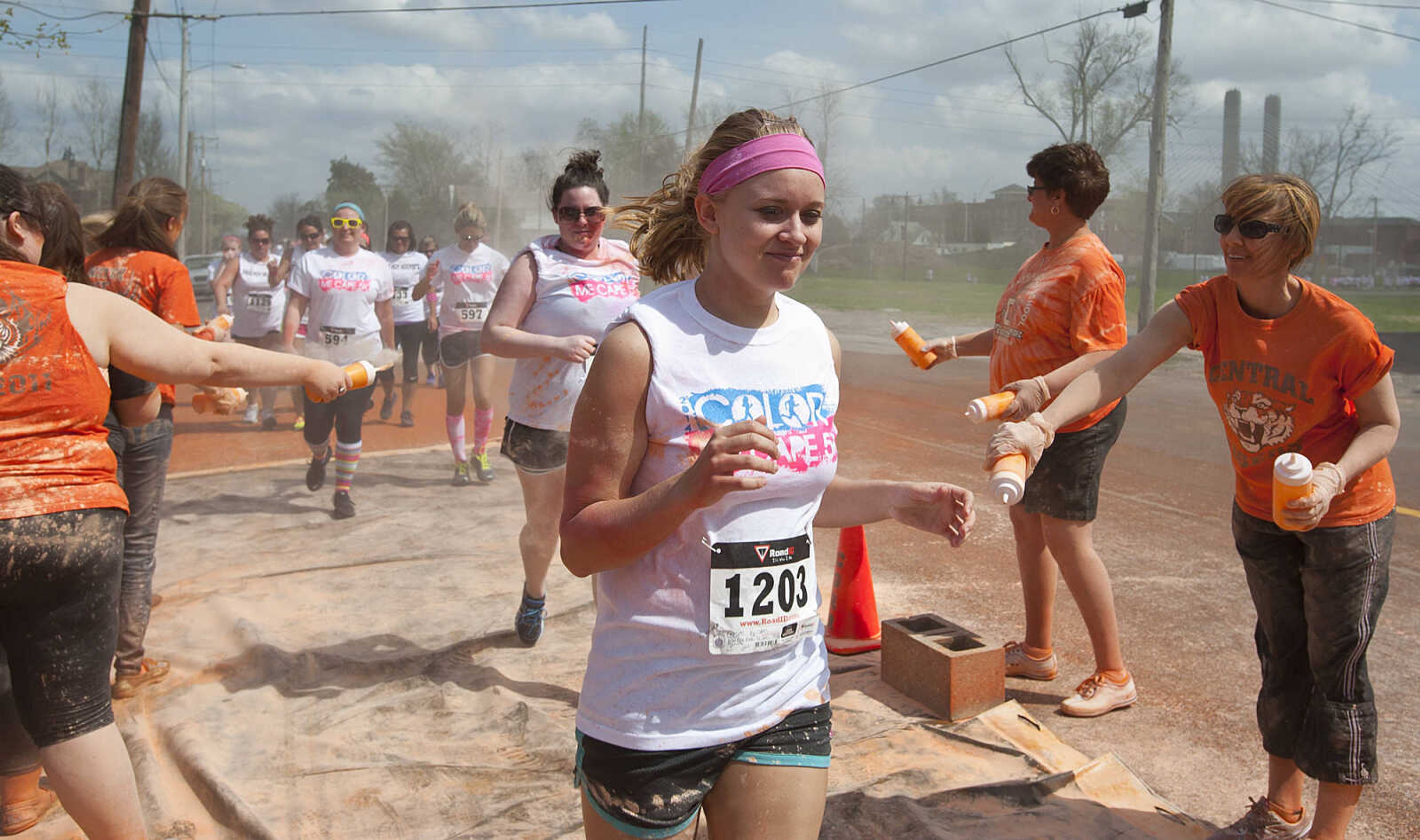 ADAM VOGLER ~ avogler@semissourian.com
The Color Me Cape 5k Saturday, April 12, in Cape Girardeau.