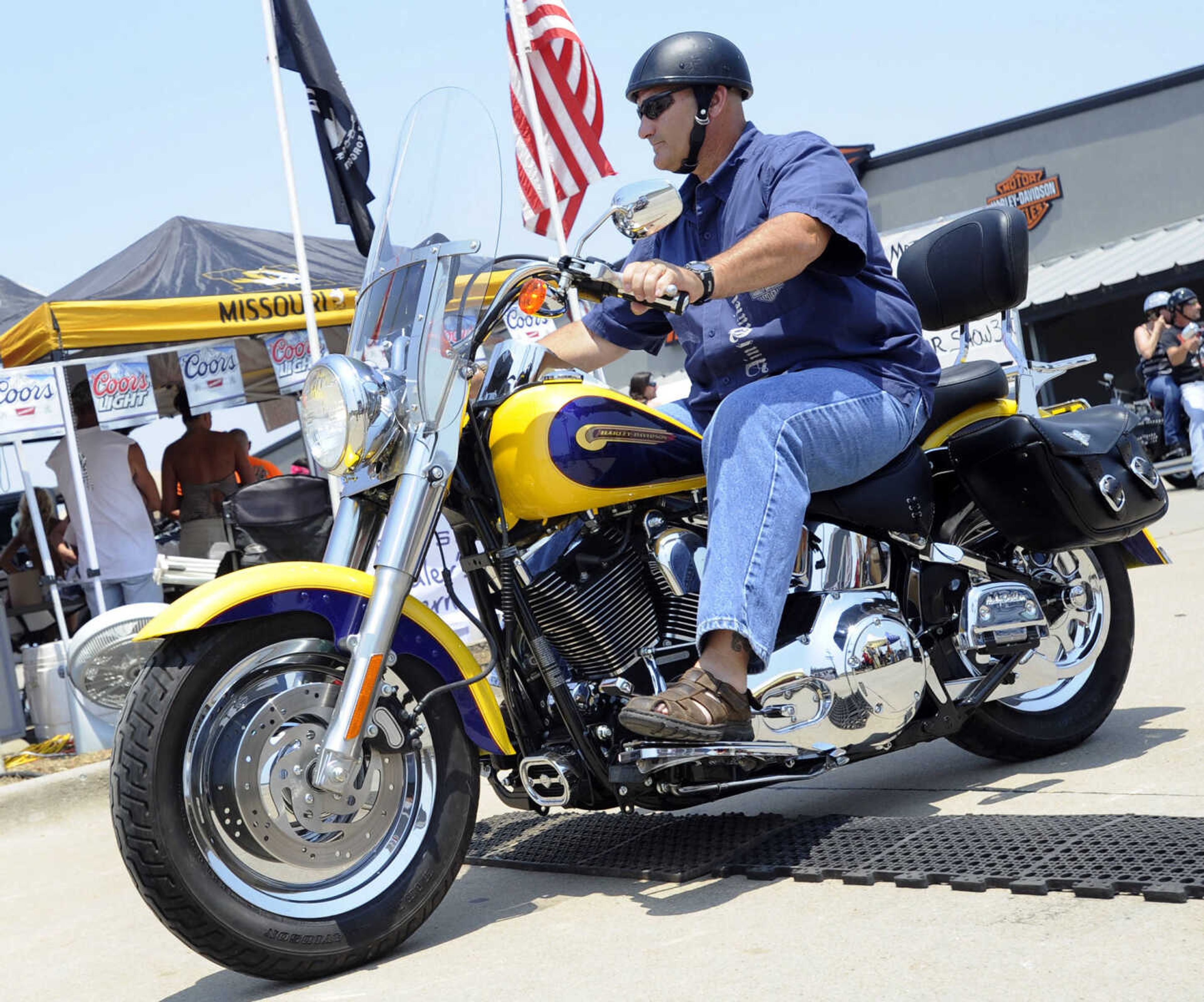 The Bootheel Veterans Heritage Ride begins.