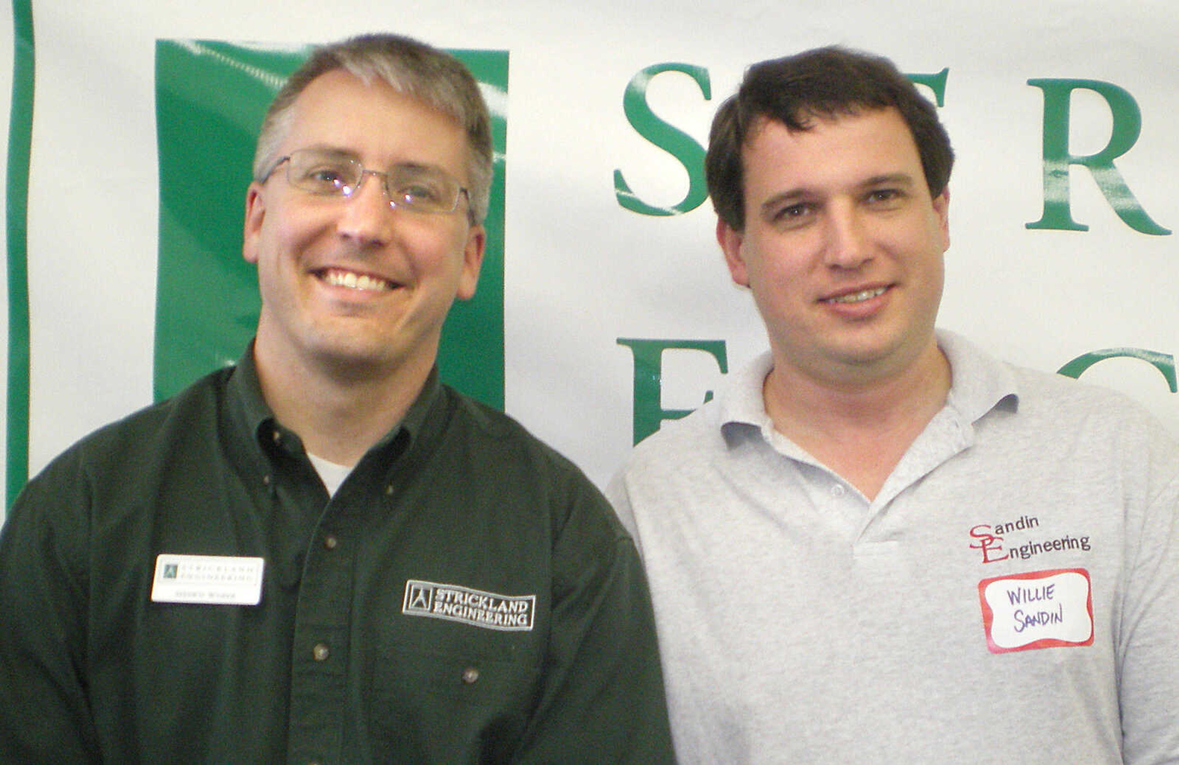 Shawn Weber and Willie Sandin at Jackson Chamber After Hours.