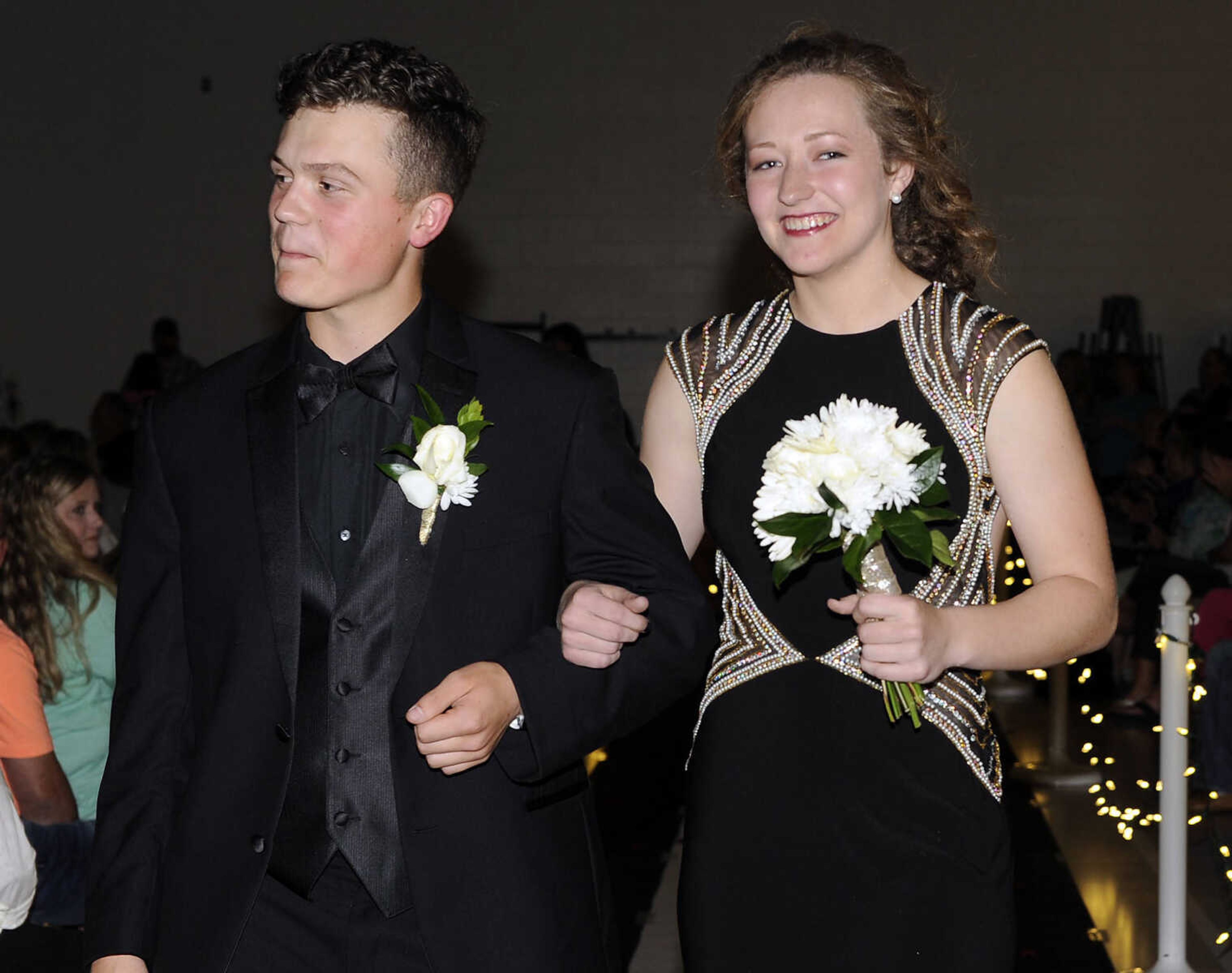 FRED LYNCH ~ flynch@semissourian.com
Kelly High School students enter for their prom, "An Evening Around the World," on Saturday, April 29, 2017 at Kelly High School.