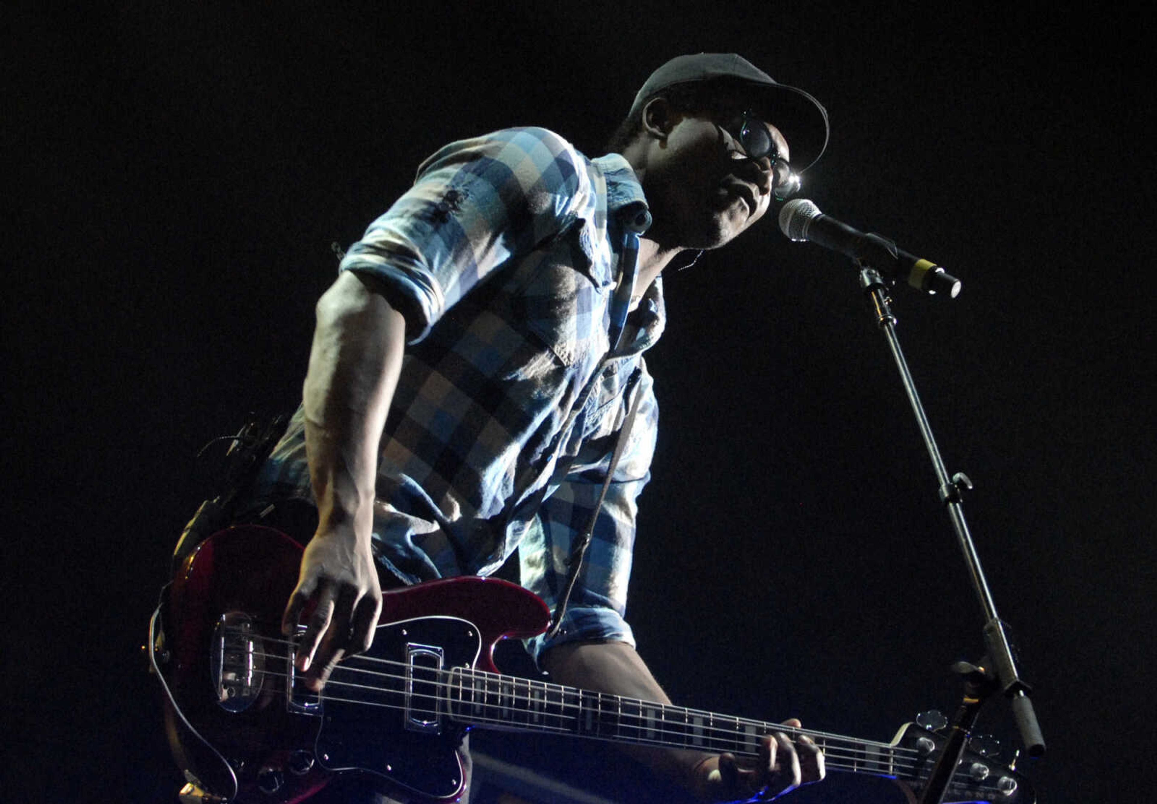 LAURA SIMON~lsimon@semissourian.com
Matt Maher performs Friday, January 28, 2011 during the Rock and Worship Roadshow 2011 tour at the Show Me Center in Cape Girardeau.