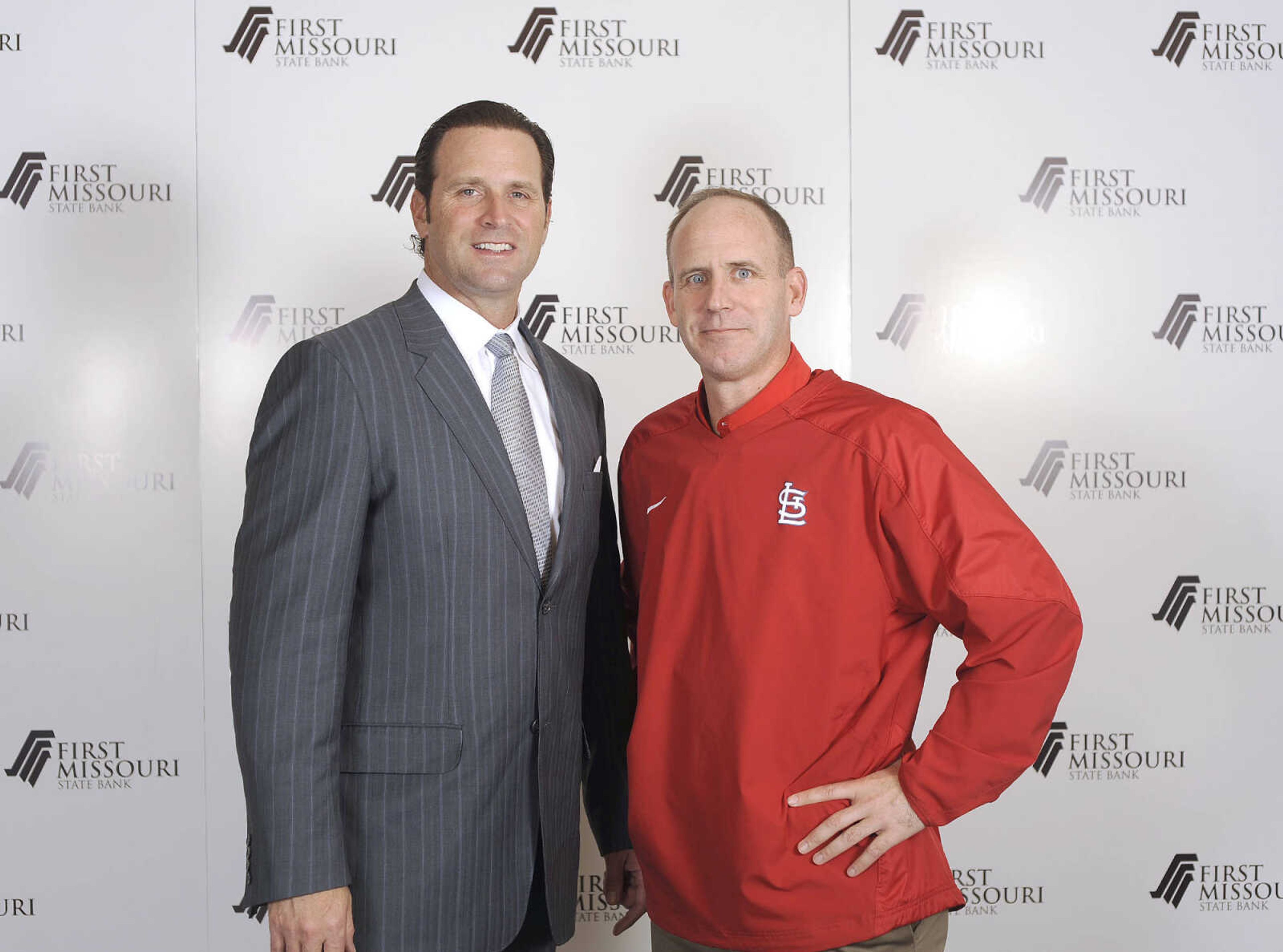 LAURA SIMON ~ lsimon@semissourian.com

Mike Matheny, manager of the St. Louis Cardinals, poses with fans during a VIP reception, Wednesday, Dec. 2, 2015, at Southeast Missouri State University's River Campus. "The State of Cardinals Nation" was presented by First Missouri State Bank.