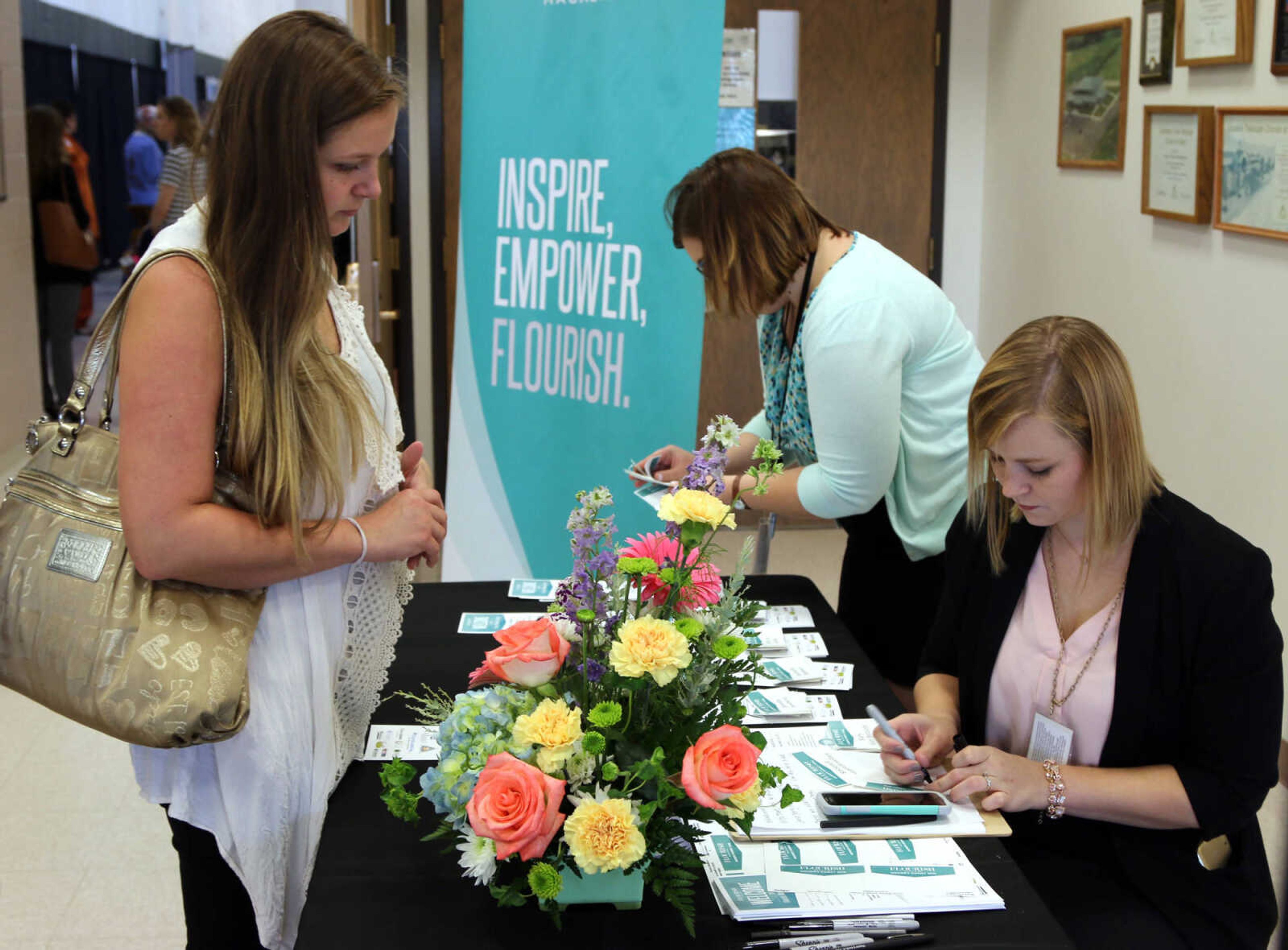 The Flourish Women's Summit on Thursday, Aug. 25, 2016 at the Osage Centre. (Paul Walker)