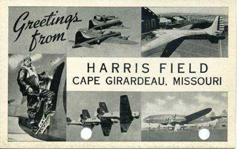 During World War II, what is currently Cape Girardeau Regional Airport served as the Army Air Corps' Harris Field.