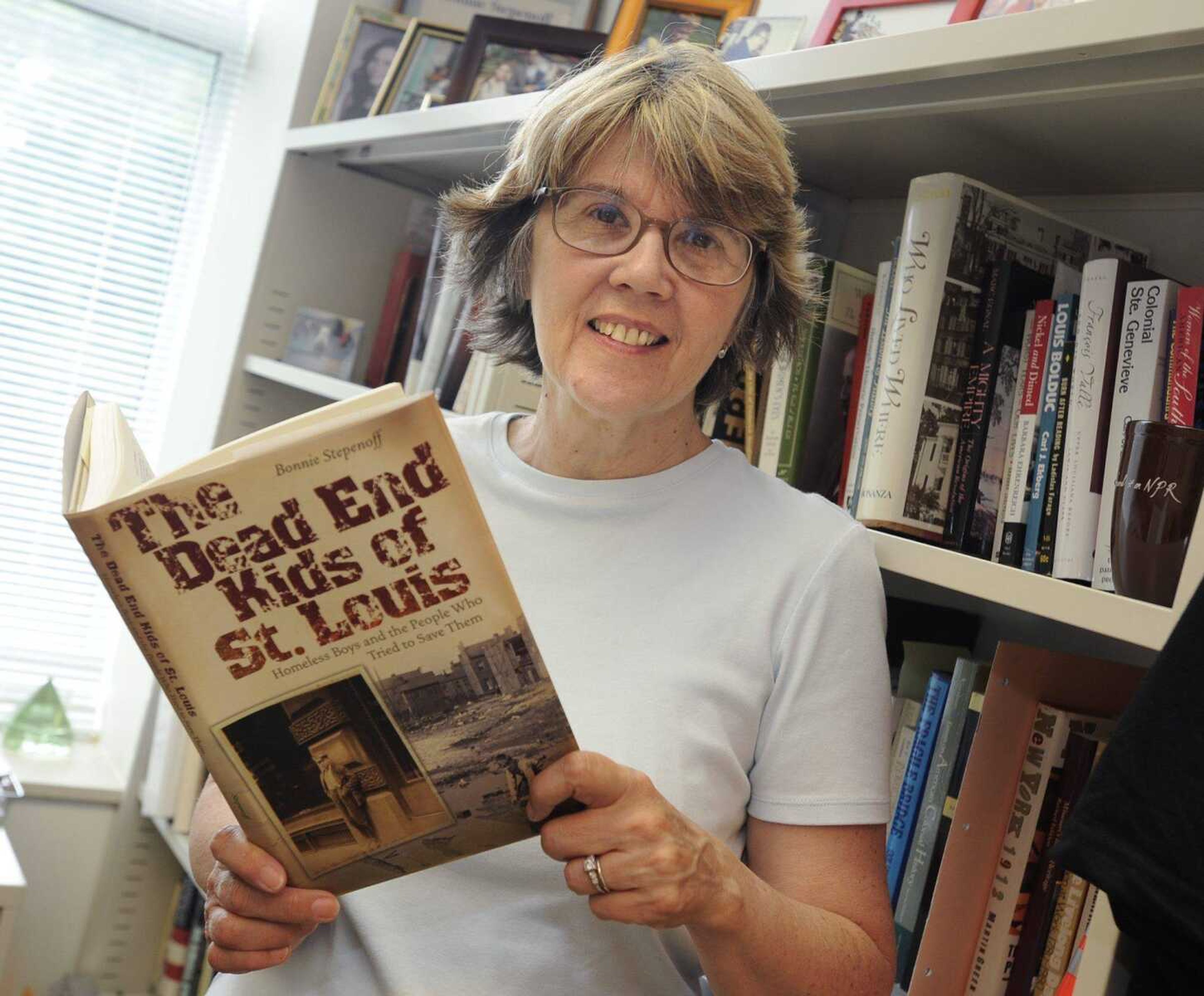 Bonnie Stepenoff has written a new book, "The Dead End Kids of St. Louis." (FRED LYNCH ~ flynchsemissourian.com)