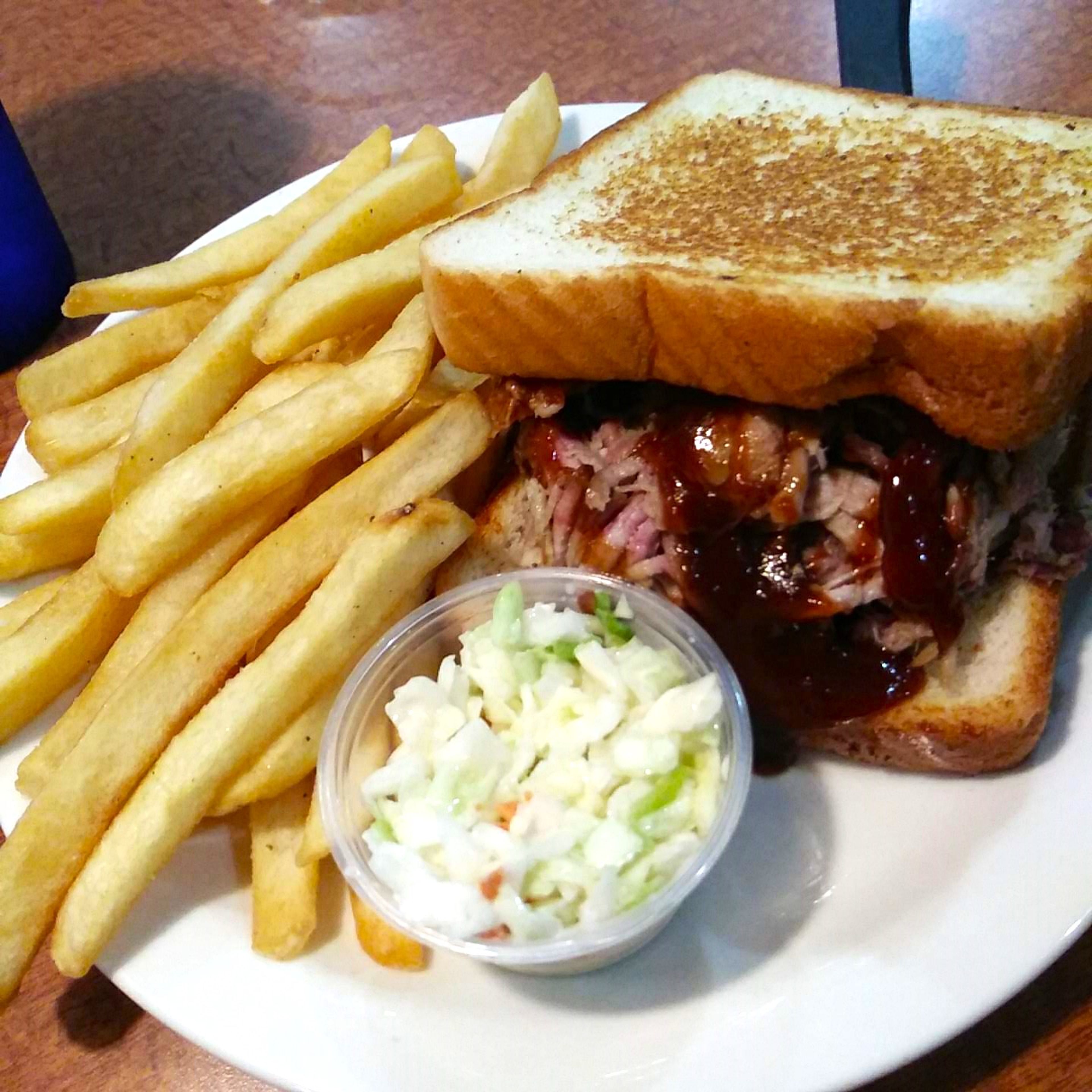 Who needs the sun when you can have Dexter Bar-B-Q on Texas toast?