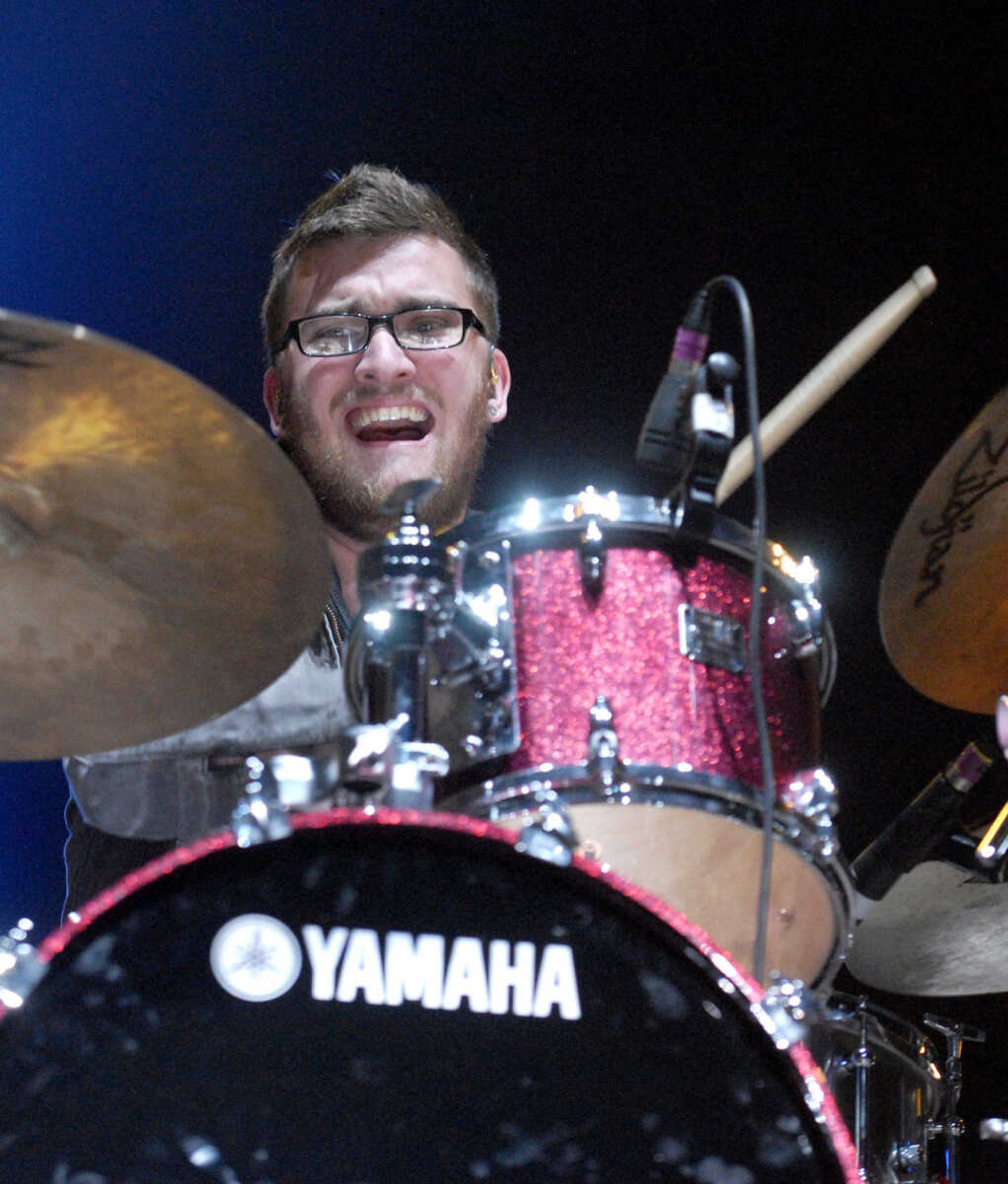 LAURA SIMON~lsimon@semissourian.com
Matt Maher performs Friday, January 28, 2011 during the Rock and Worship Roadshow 2011 tour at the Show Me Center in Cape Girardeau.