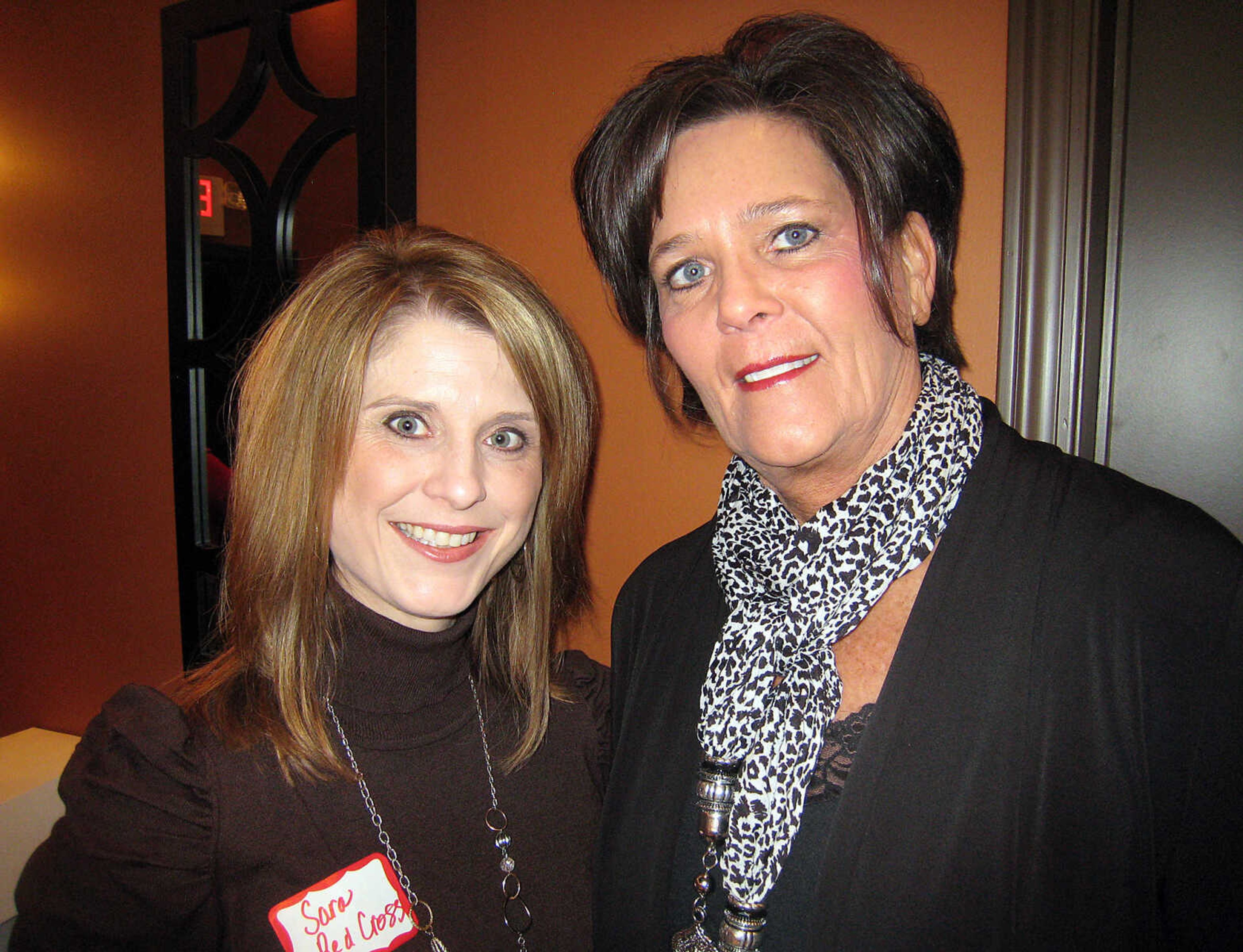 Sara Gerau, American Red Cross, and Connie Werner, Montgomery Bank