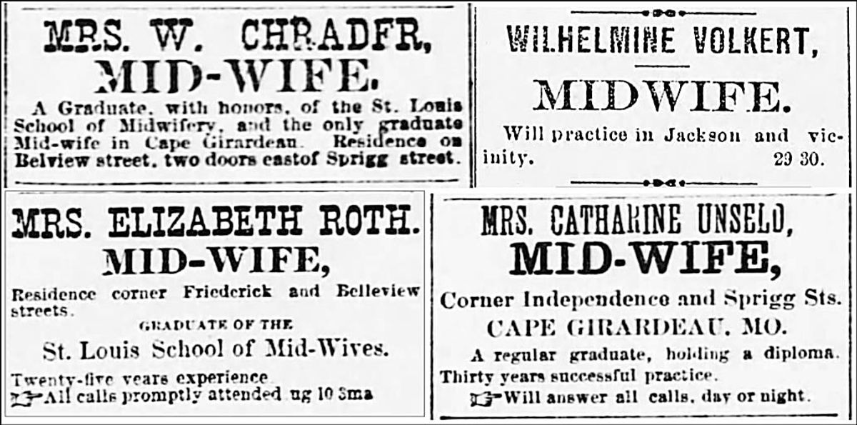 Local History: Midwives in the late 1800s in Cape Girardeau County