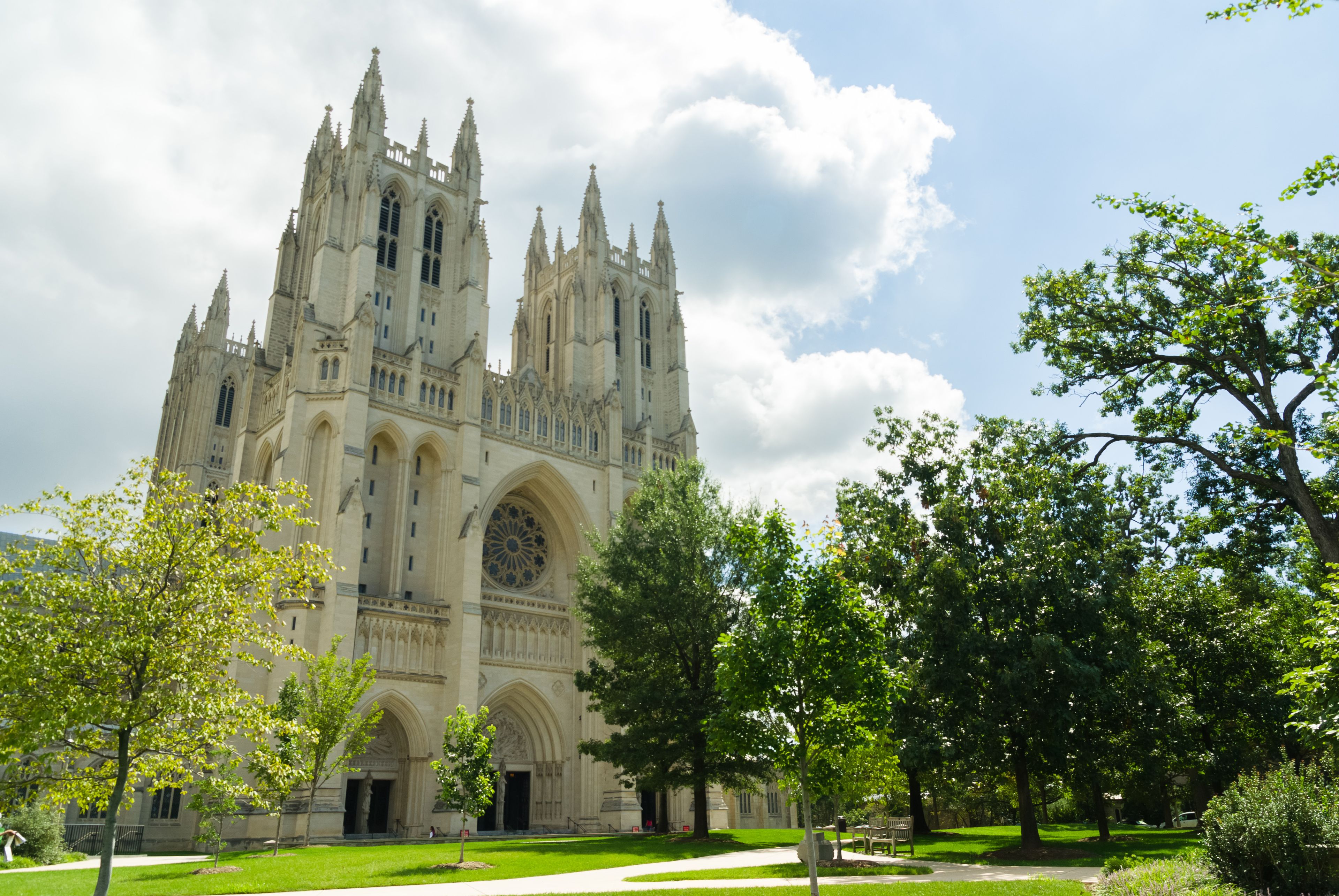 Washington National Cathedral was finished Sept. 29, 1990.