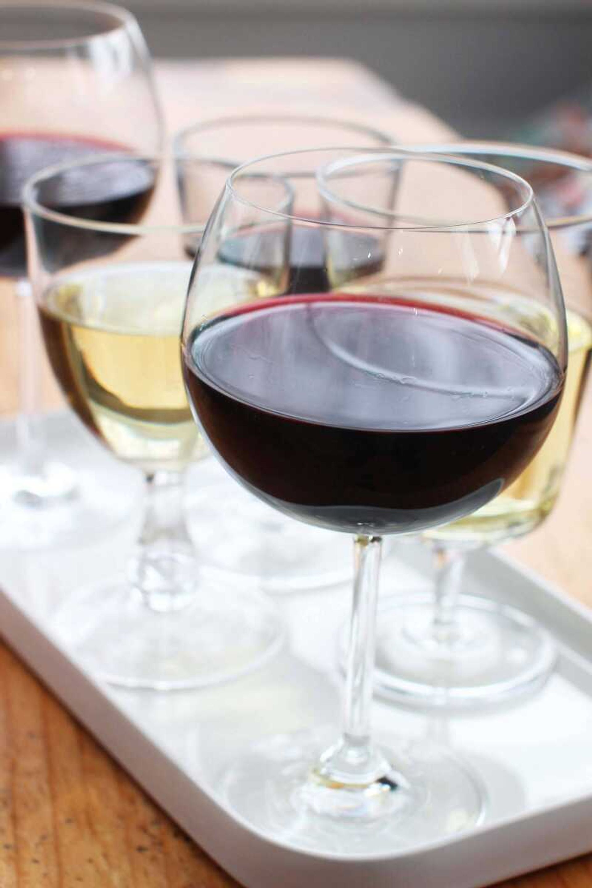 This Jan. 18 photo shows an assortment of red and white wine in Concord, New Hampshire. (AP Photo/Matthew Mead)