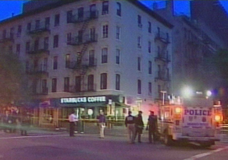 Blast shatters windows at New York City Starbucks