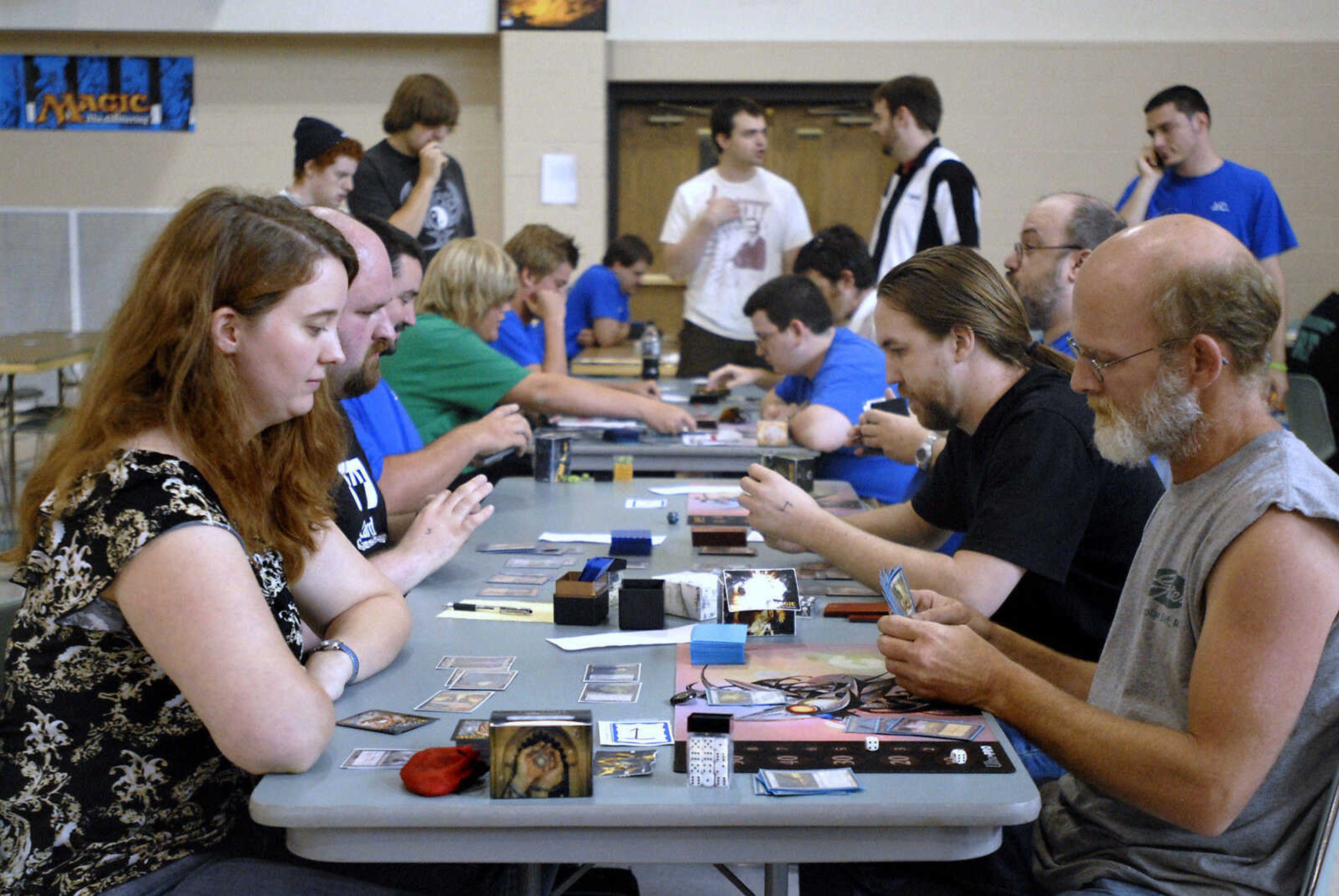 KRISTIN EBERTS ~ keberts@semissourian.com

People play Magic during the sixth annual Cape Comic Con on Saturday, June 25, 2011, at the Osage Centre in Cape Girardeau.