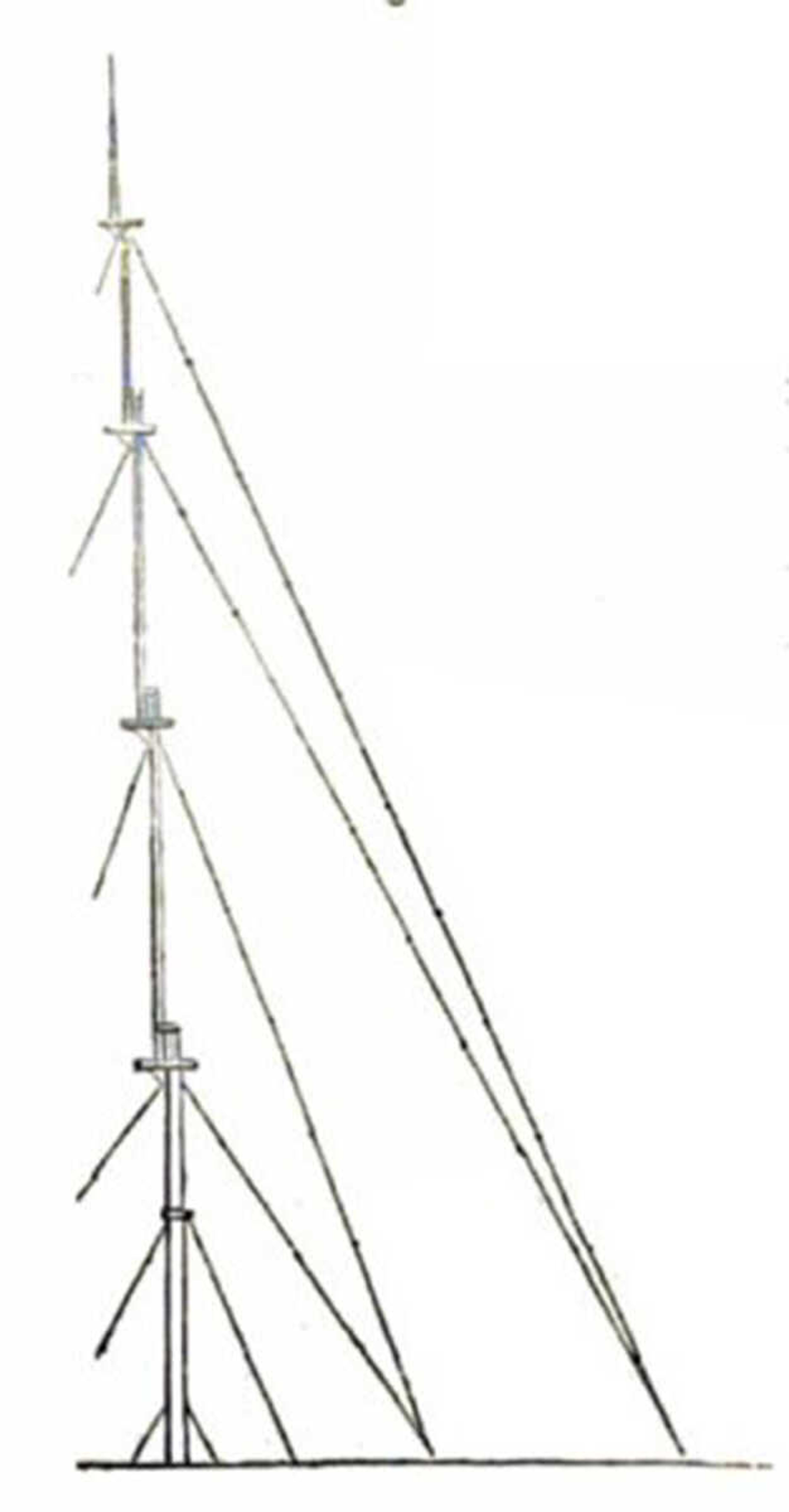 This diagram from the 1859 book "The Telegraph Manual" showed the design of a telegraph mast built at Paducah. Two similar masts were built at Cape Girardeau using cedar poles and iron rods. The Cape towers only lasted a few months before being wiped out by a tornado Nov. 27, 1850.