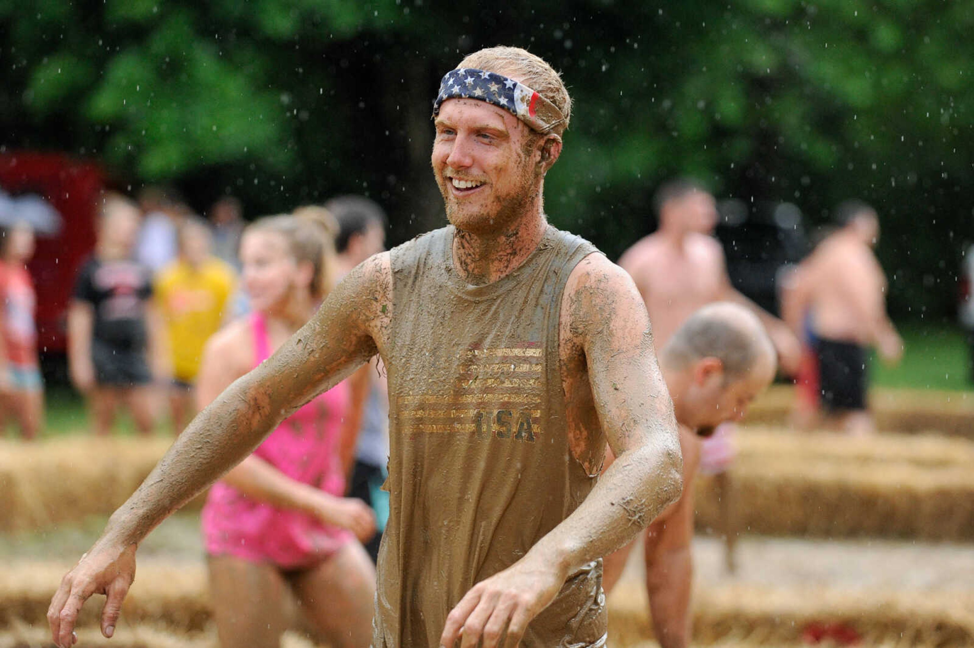 GLENN LANDBERG ~ glandberg@semissourian.com

Teams compete in the mud volleyball tournament during the Fourth of July celebration Monday, July 4, 2016 at Jackson City Park.