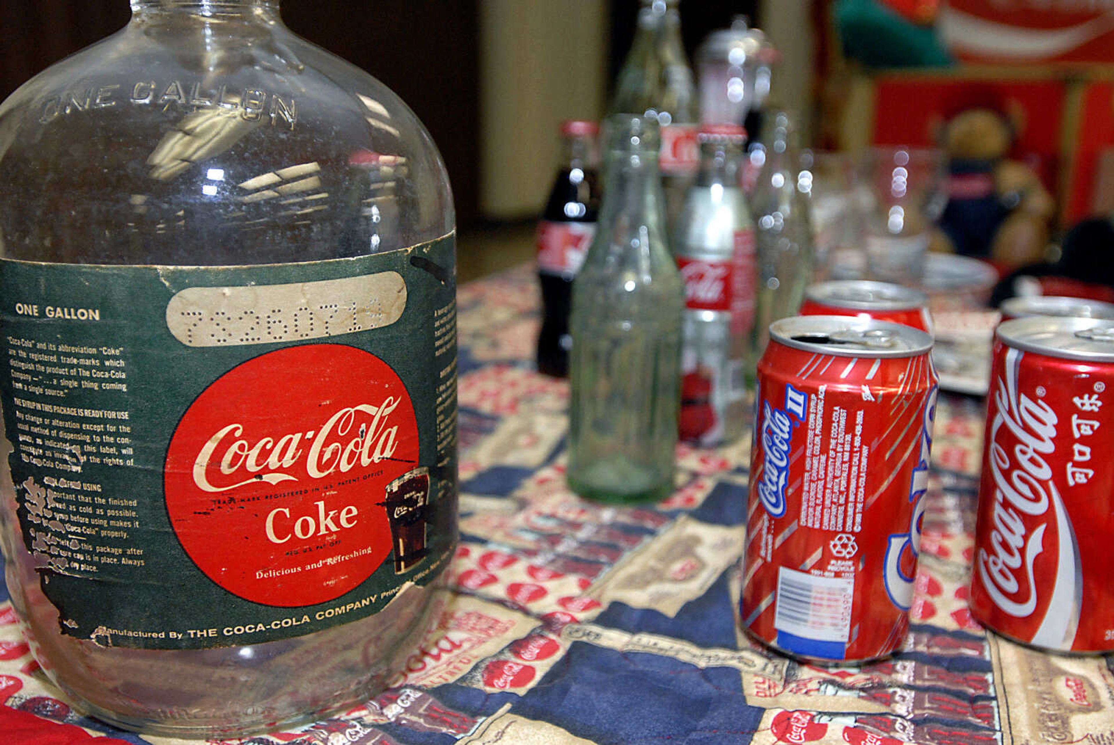 KIT DOYLE ~ kdoyle@semissourian.com
Leah Kortmeyer uses her extensive Coca-Cola collection and knowledge to give presentations on the soft drink's history and impact.