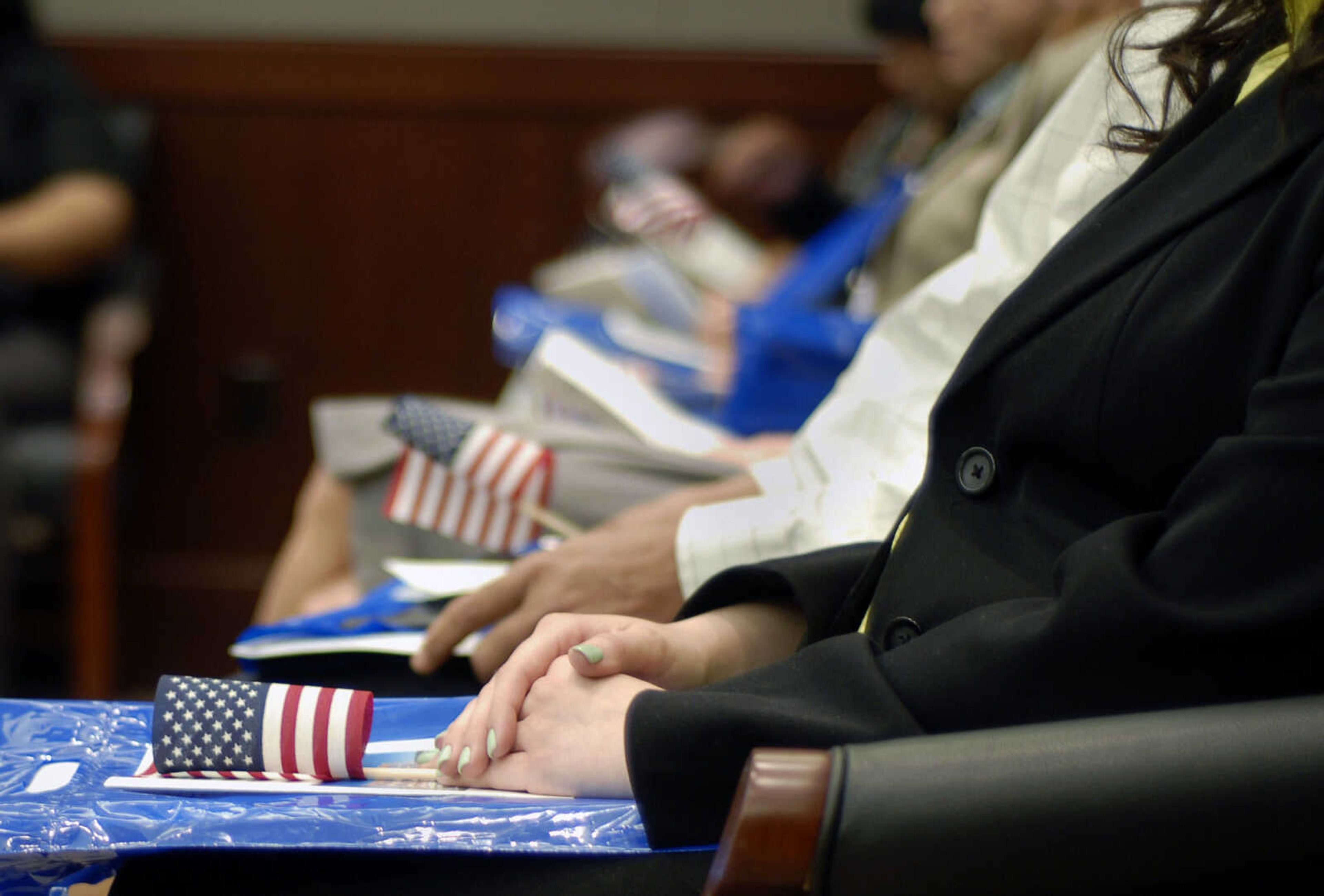 Bob Miller~bmiller@semissourian.com
Eighteen people become citizens of the United States of America Monday, April 25, 2011 during the Naturalization Ceremony at the Rush Hudson Limbaugh, Sr. United States Courthouse in Cape Girardeau.