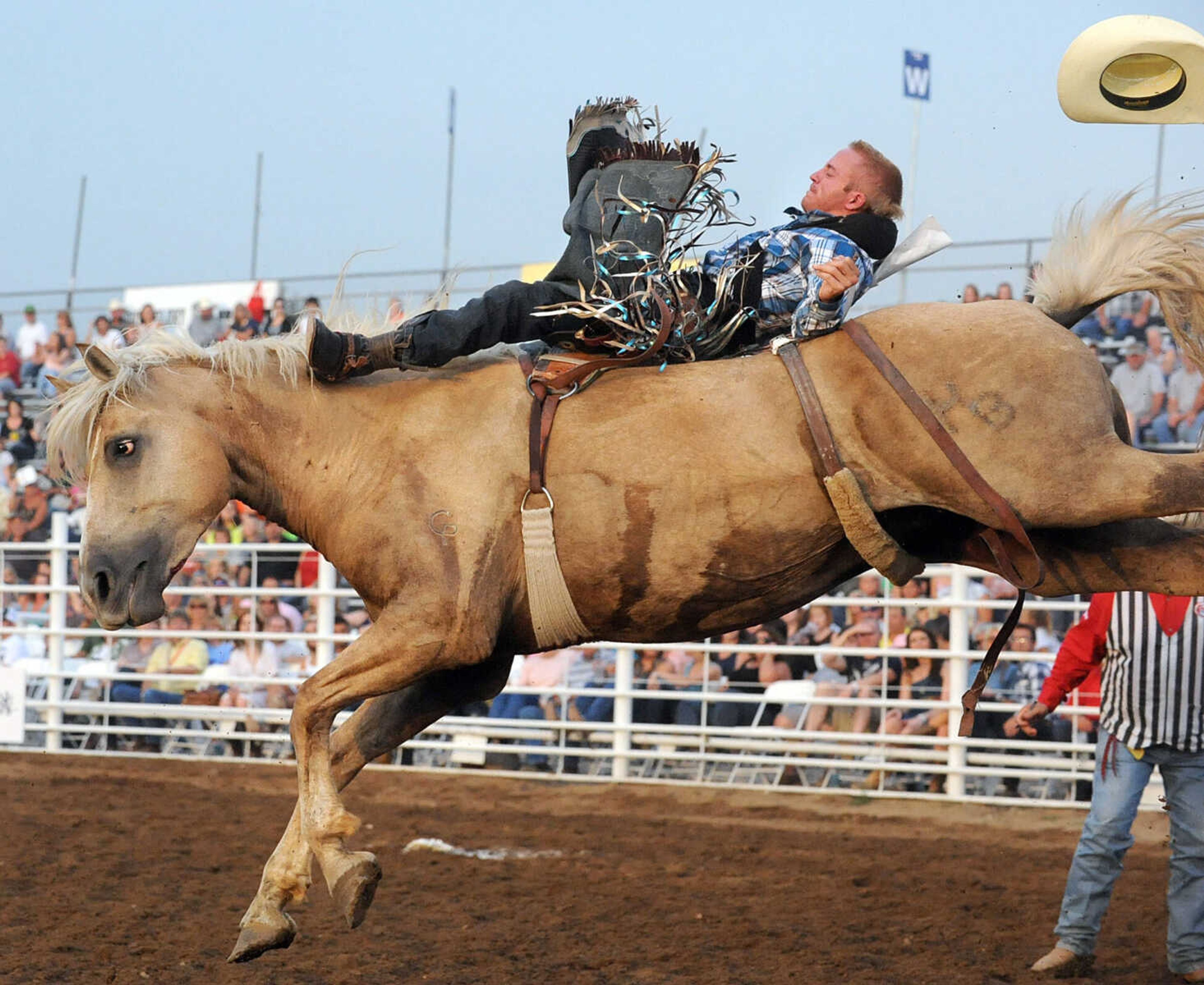 LAURA SIMON ~ lsimon@semissourian.com
The Jaycee Bootheel Rodeo Wednesday night, Aug. 8, 2012 in Sikeston, Mo.