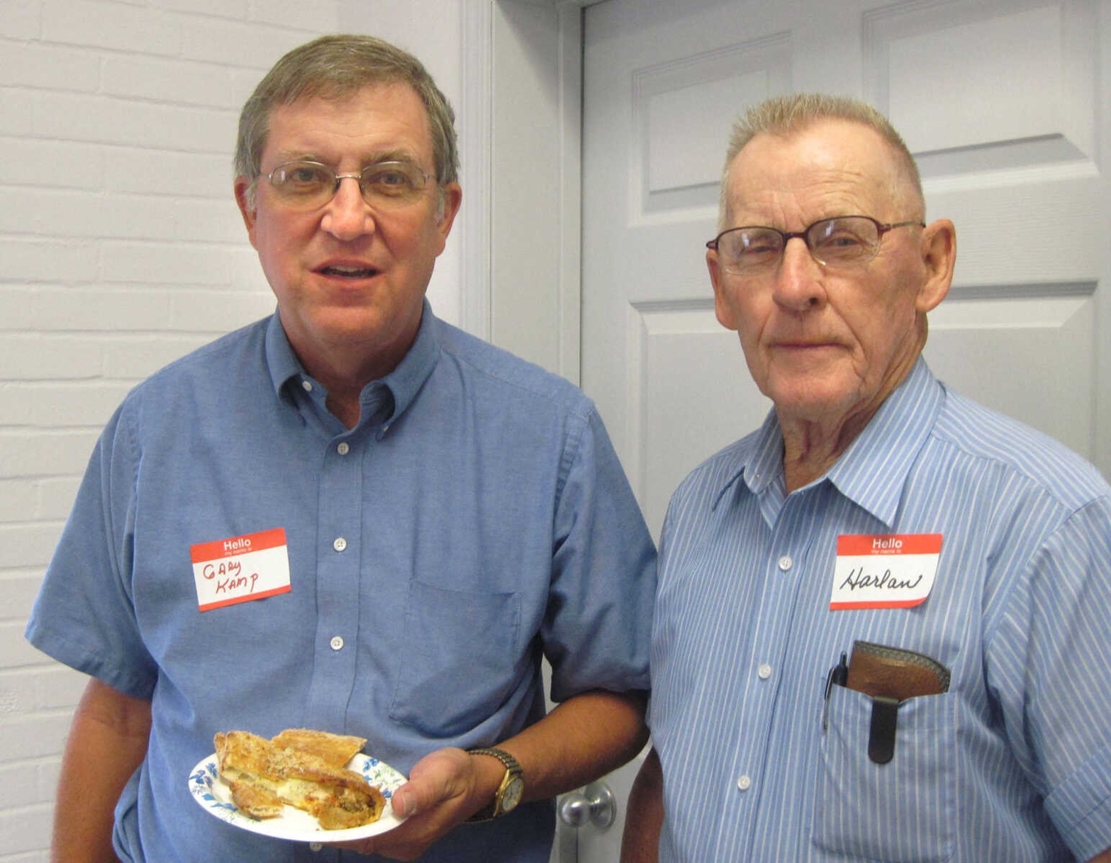 Judge Gary Kamp and Harlan Siebert