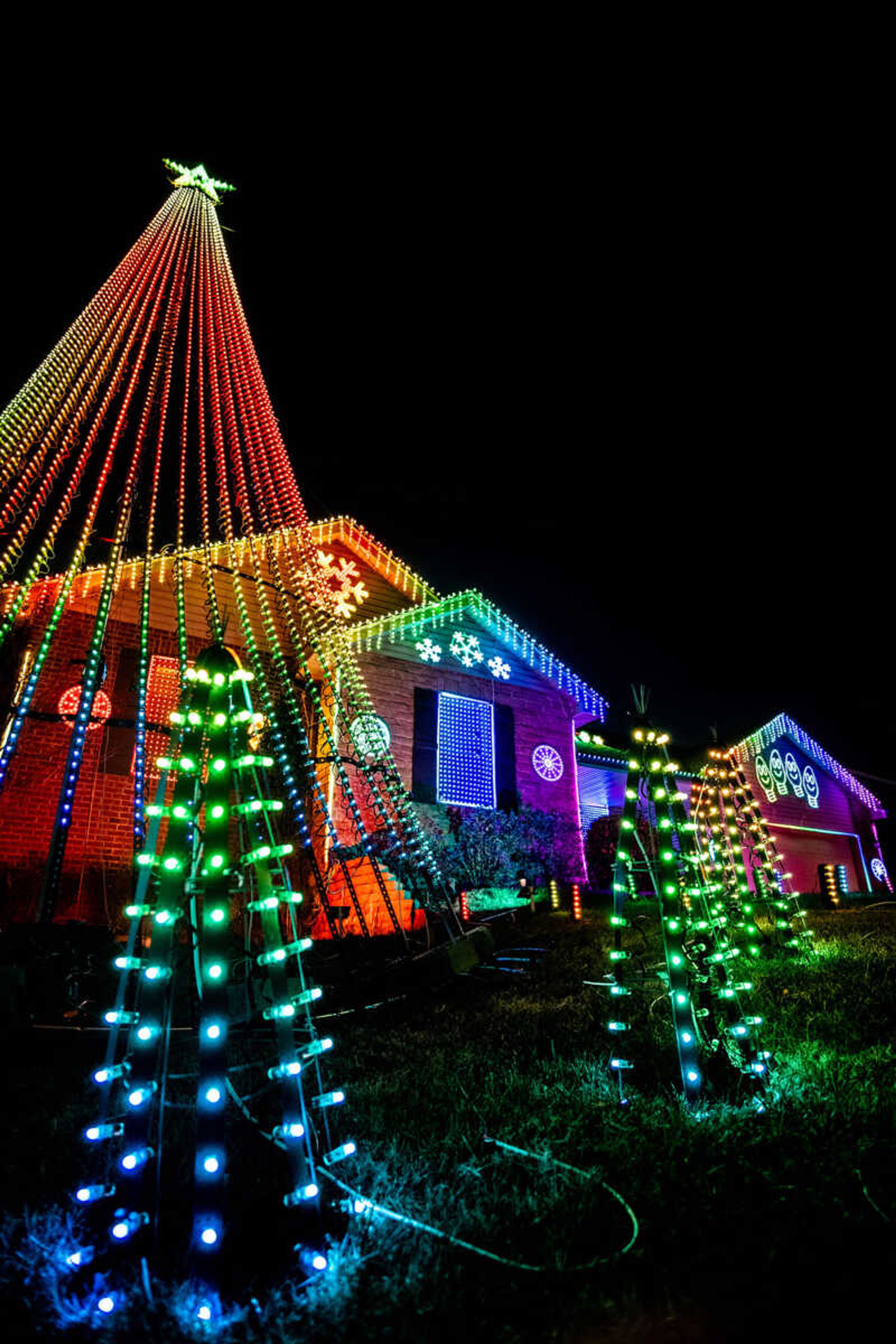 Jeff's Christmas Lights at 1858 Evondale St. in Cape Giradeau is one of many must-see holiday lighting displays in the Cape Girardeau and Jackson area this year.