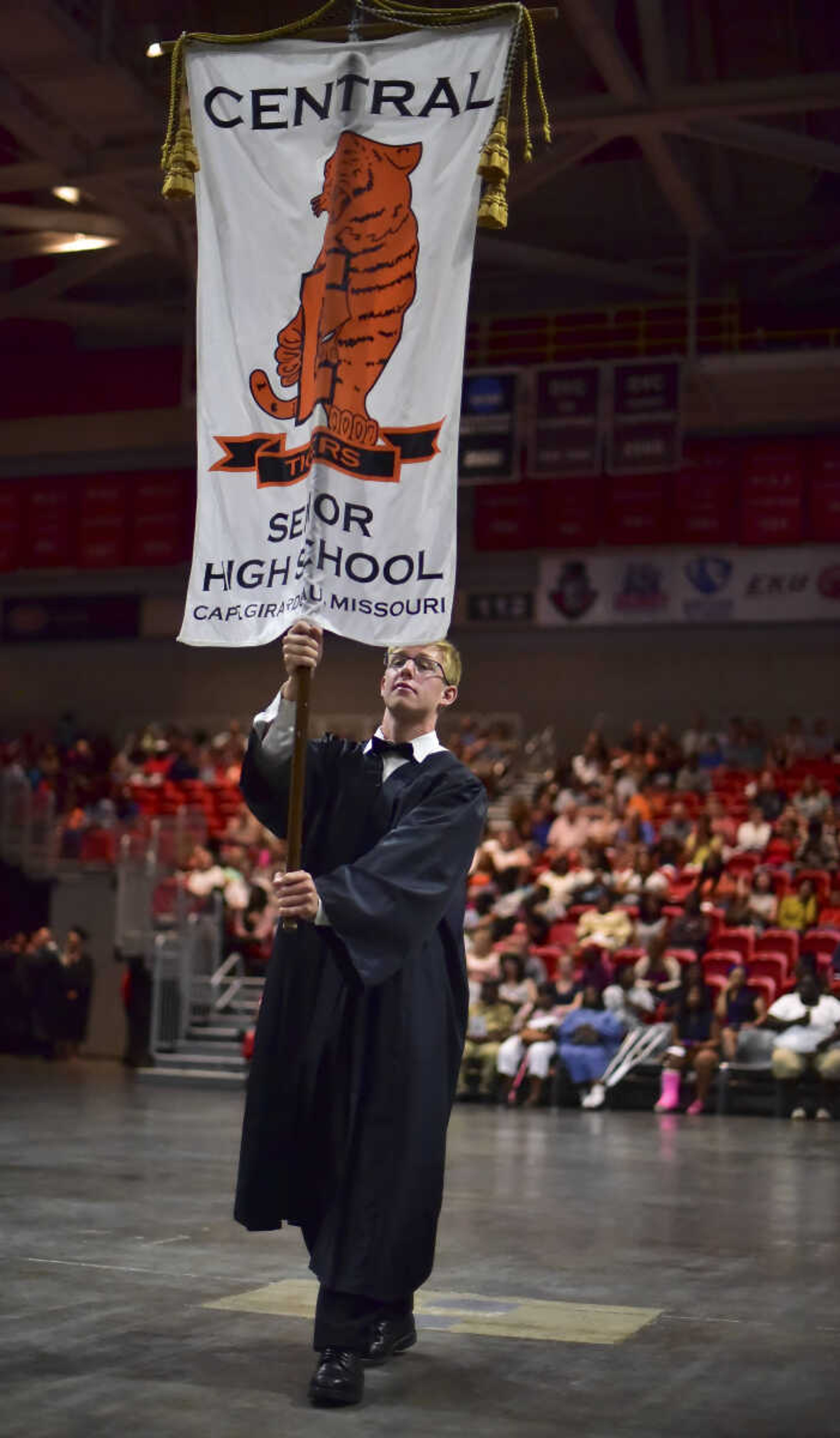 Cape Girardeau Central High School graduation Sunday, May 14, 2017at the Show Me Center in Cape Girardeau.