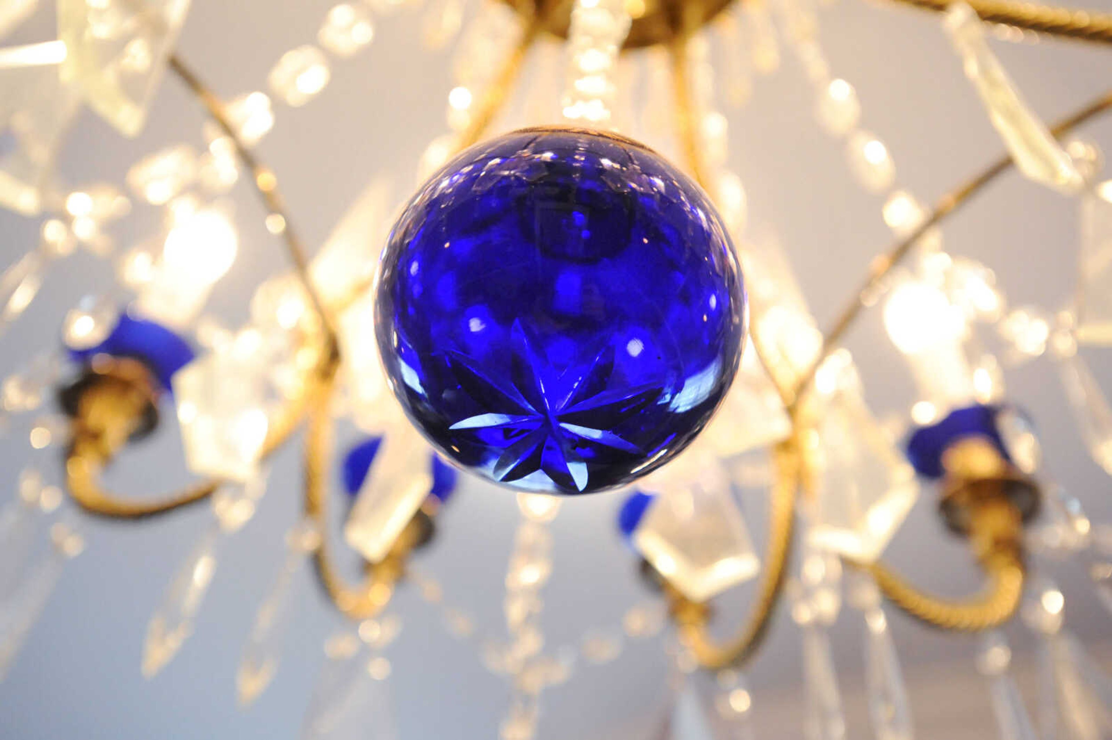 LAURA SIMON ~ lsimon@semissourian.com

An antique Italian chandelier hangs in the dining room at the Inn St. Gemme Beauvais, Sunday, March 23, 2015, in St. Genevieve.