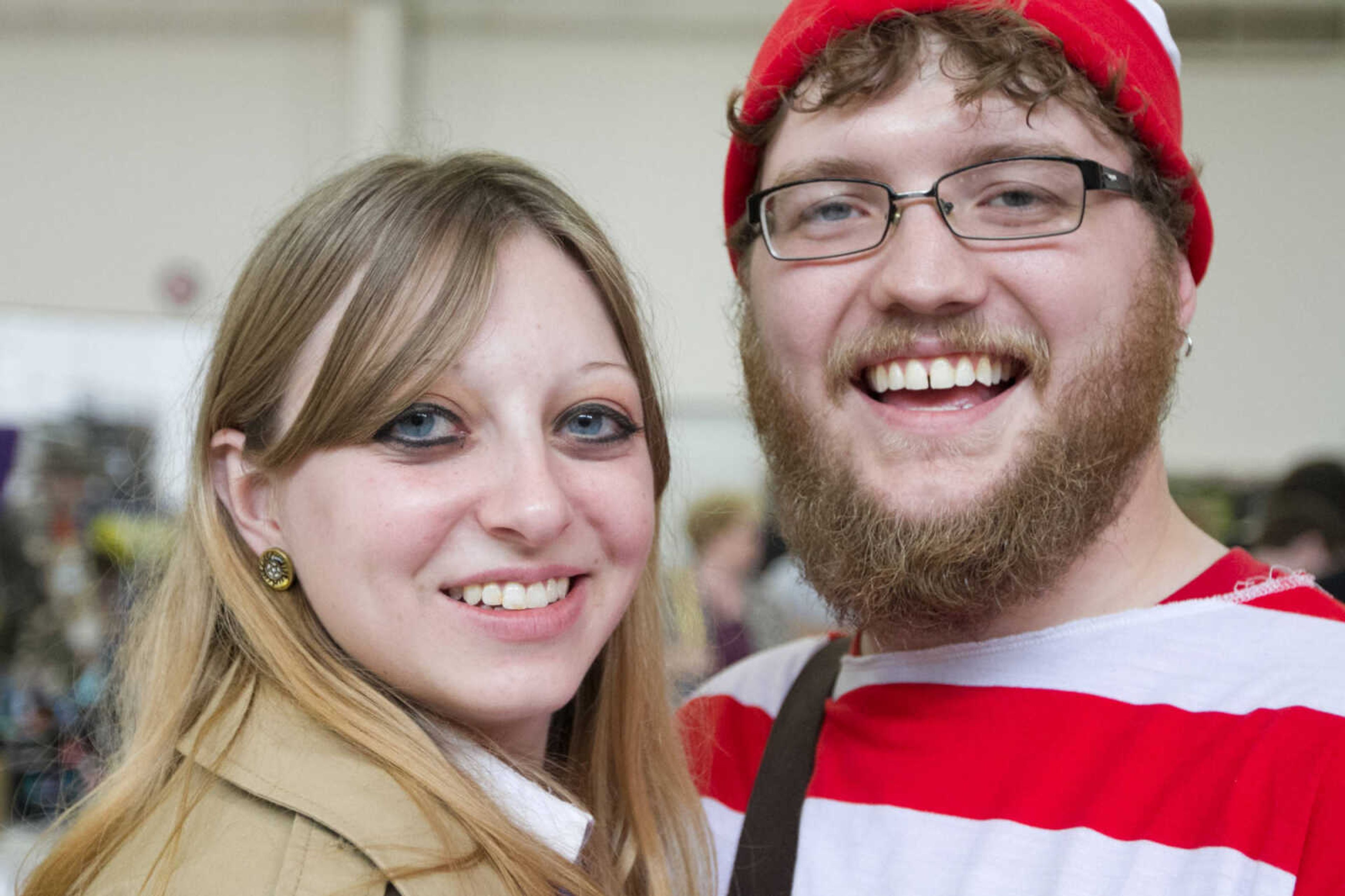 GLENN LANDBERG ~ glandberg@semissourian.com

Amanda Bruns and Trevor Camp pose for a photo at the Cape Comic Con Saturday, April 18, 2015 at the Osage Centre.