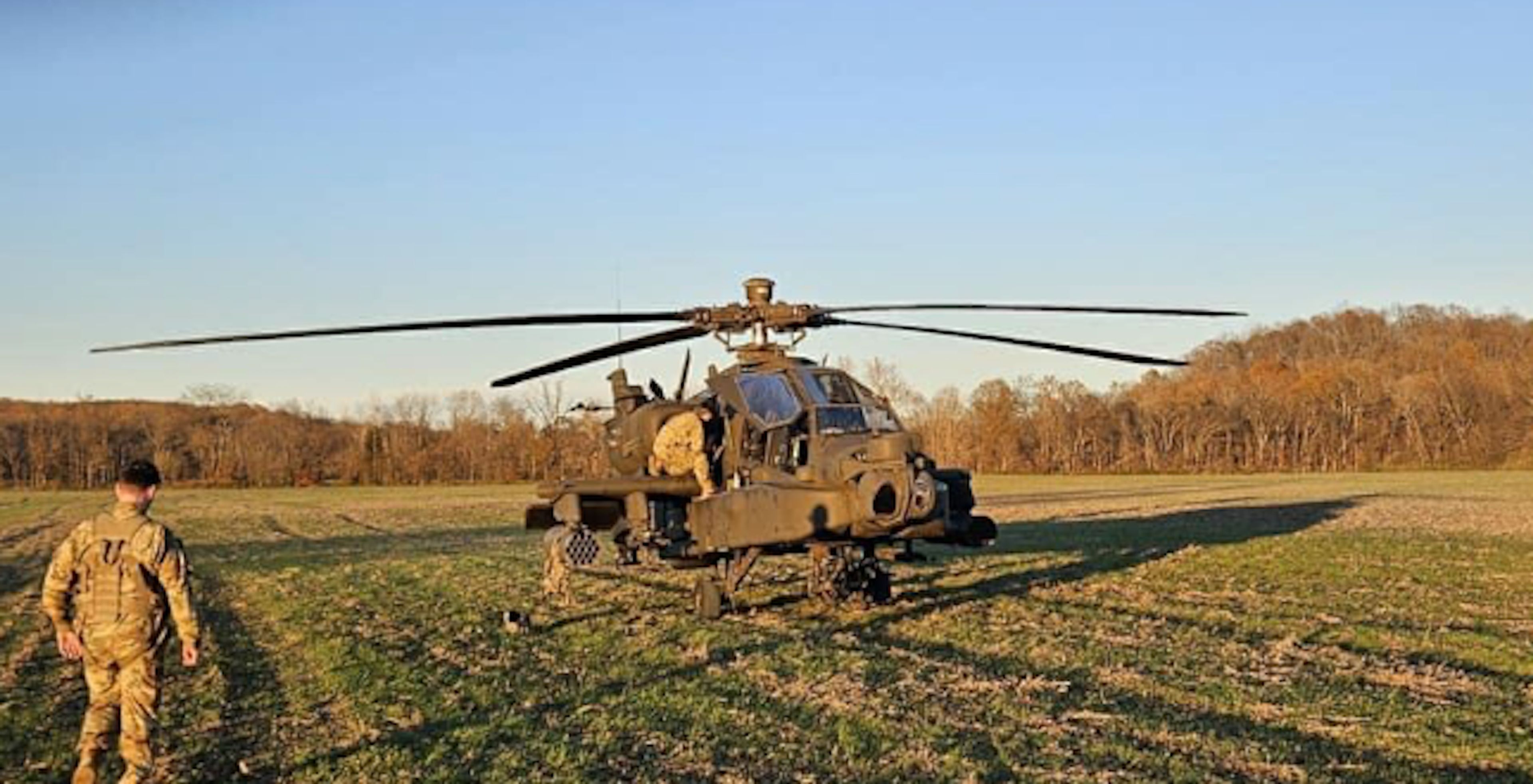 A military aircraft landed near Marble Hill Nov. 20 due to a mechanical issue.