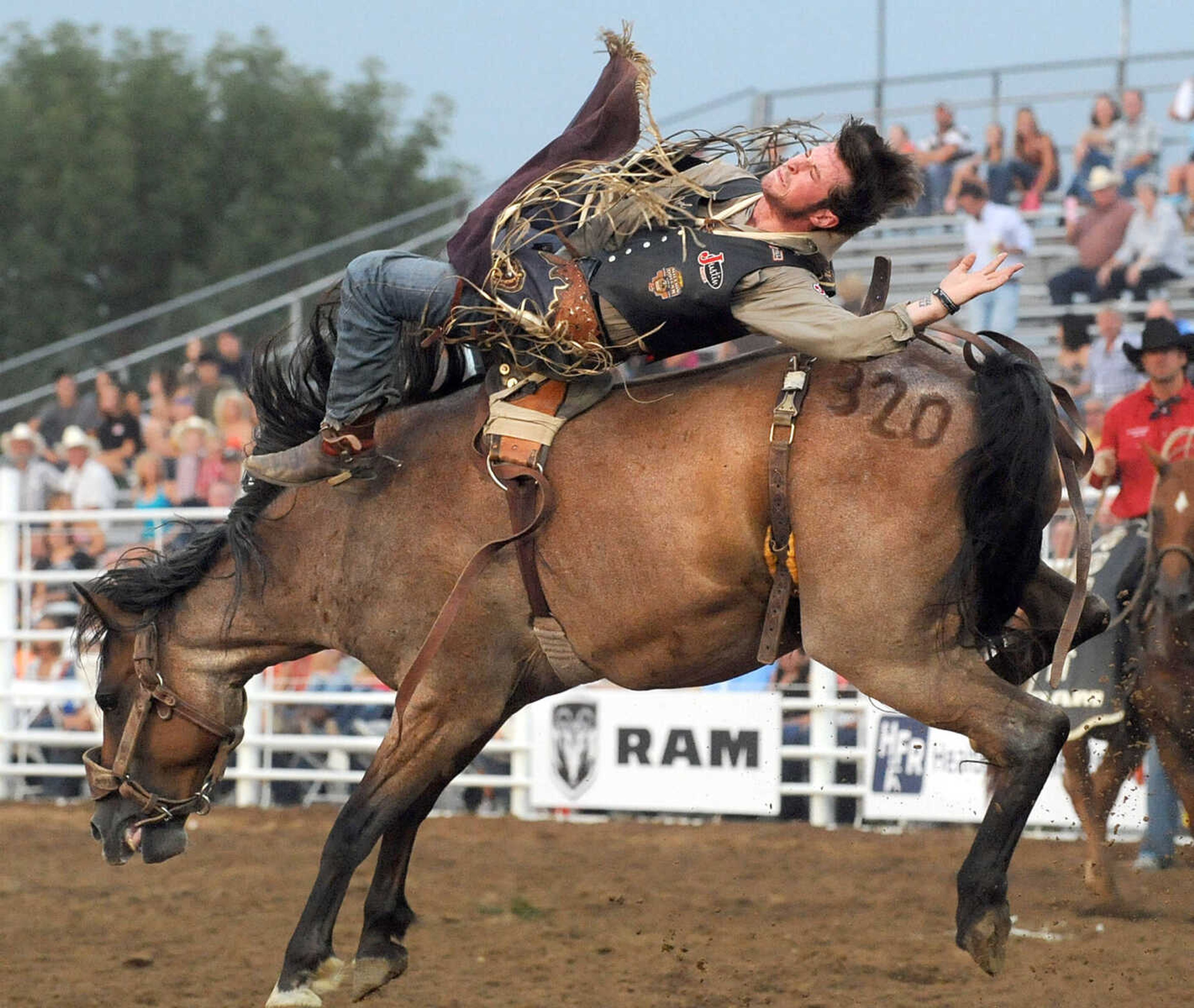 LAURA SIMON ~ lsimon@semissourian.com
The Jaycee Bootheel Rodeo Wednesday night, Aug. 8, 2012 in Sikeston, Mo.