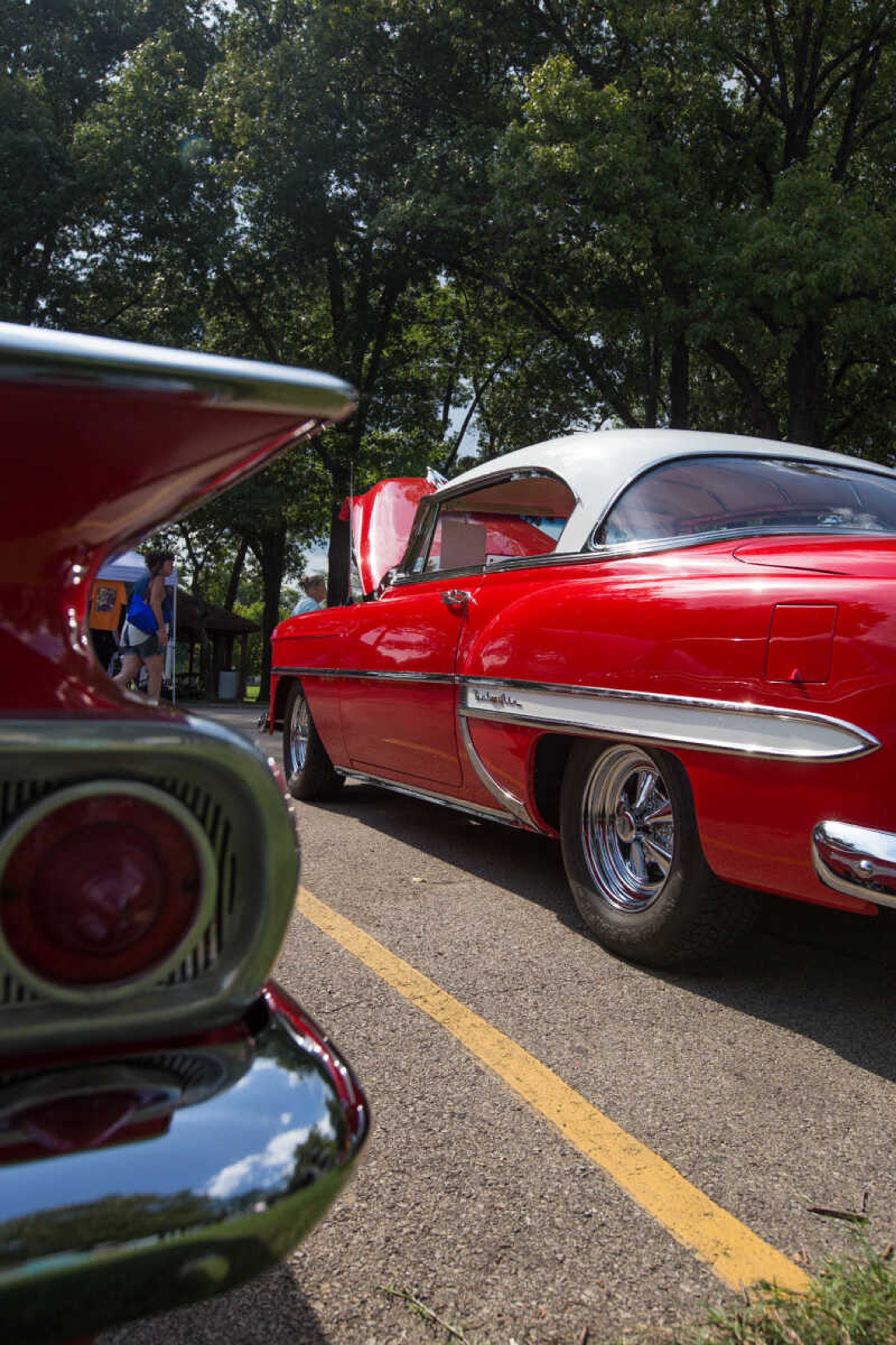 GLENN LANDBERG ~ glandberg@semissourian.com

Rev'n Rods & Heartland Music Tour stops at Arena Park Tuesday, July 19, 2016 in Cape Girardeau.