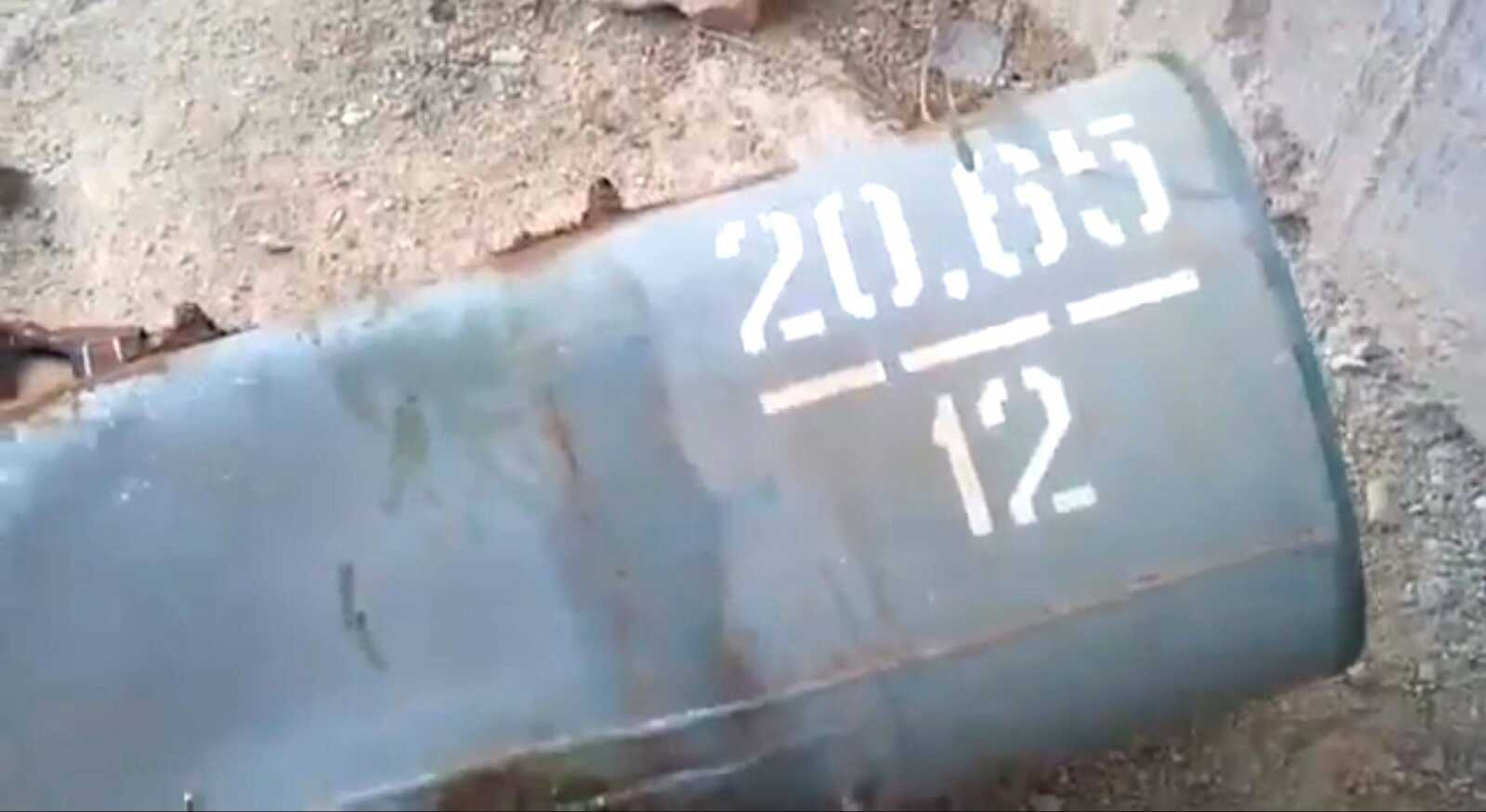 This citizen journalism image taken from video provided by Ugarit News, which has been authenticated based on its contents and other AP reporting, shows what Human Rights Watch says are cluster bombs dropped in Tamanea, Syria on Tuesday. (Associated Press)