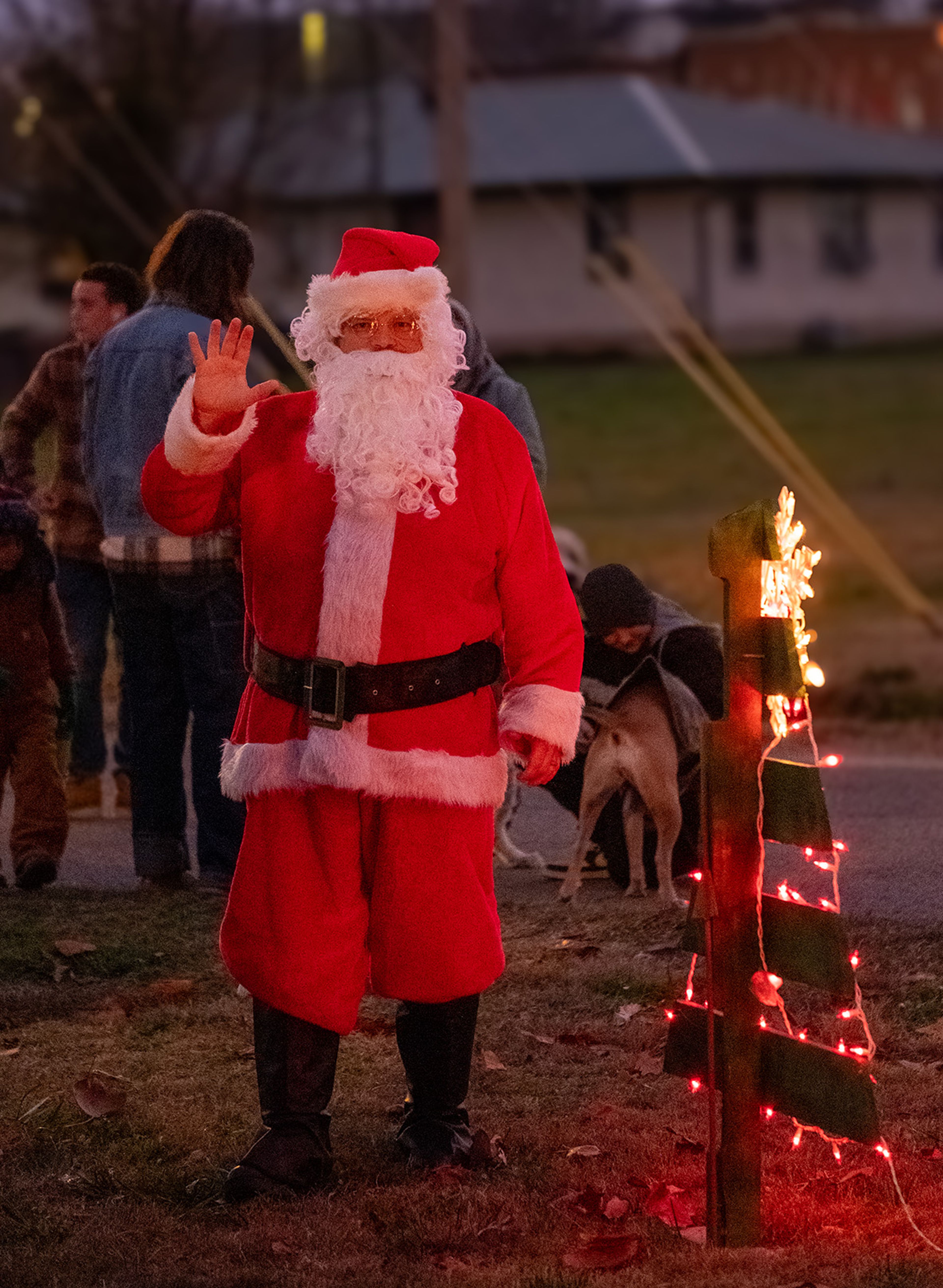 After a challenging year of recovery from health issues, Marble Hill Mayor Trey Wiginton still stepped into the role of Santa. 