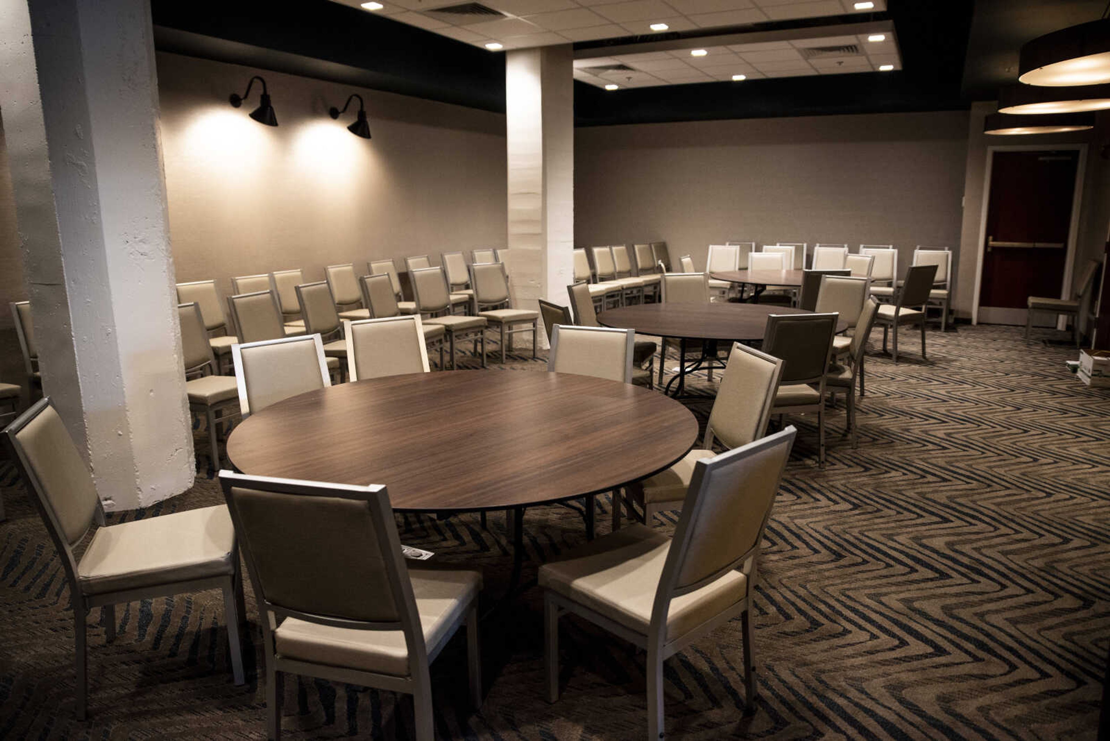 A conference room space in the new Courtyard by Marriott hotel in Downtown Cape Monday, Oct. 29, 2018, in Cape Girardeau.