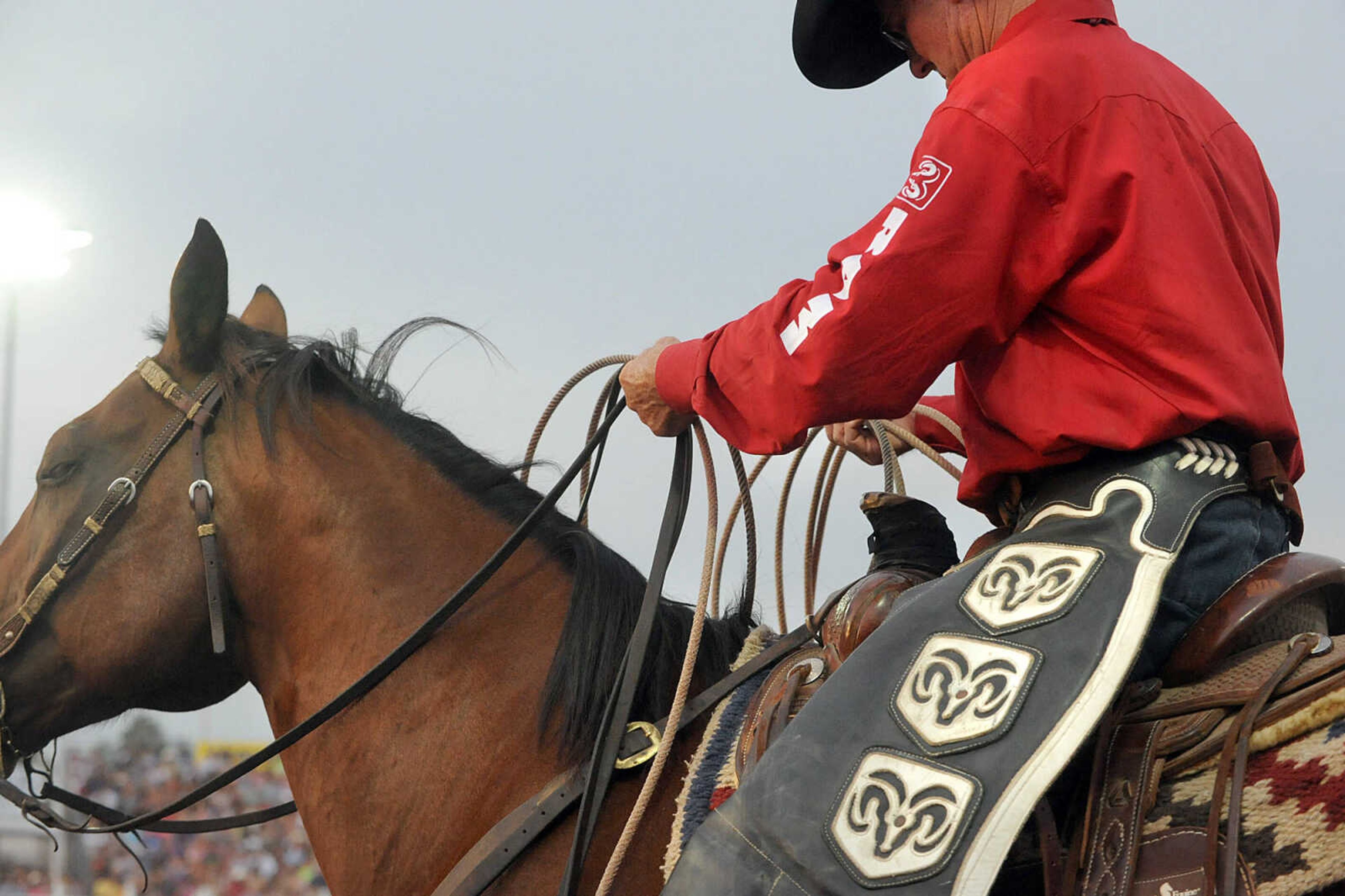 LAURA SIMON ~ lsimon@semissourian.com
The Jaycee Bootheel Rodeo Wednesday night, Aug. 8, 2012 in Sikeston, Mo.