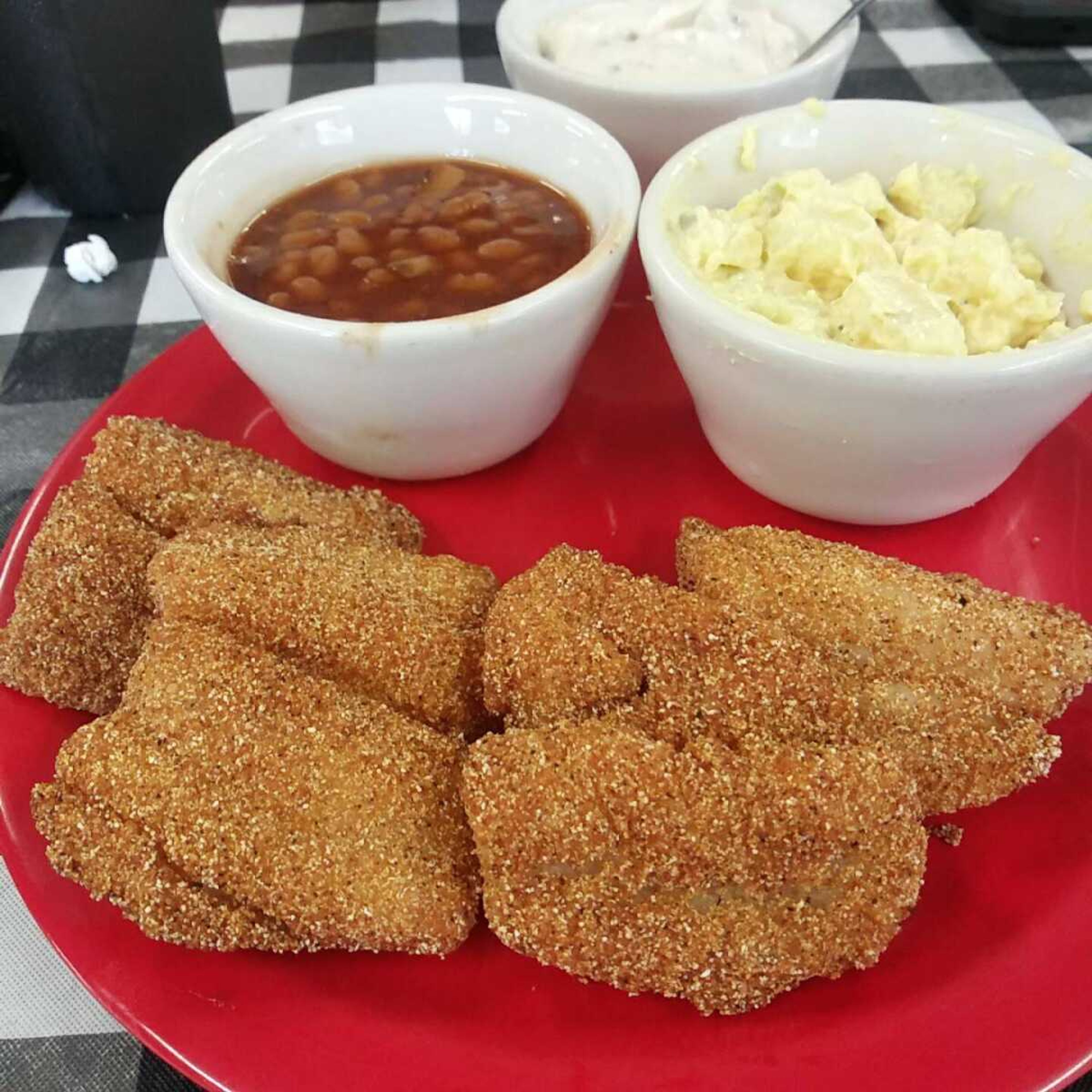 Fish Friday at the Farmer's Corner Cafe, continuing a long tradition of alliteration and delicious fried fish.