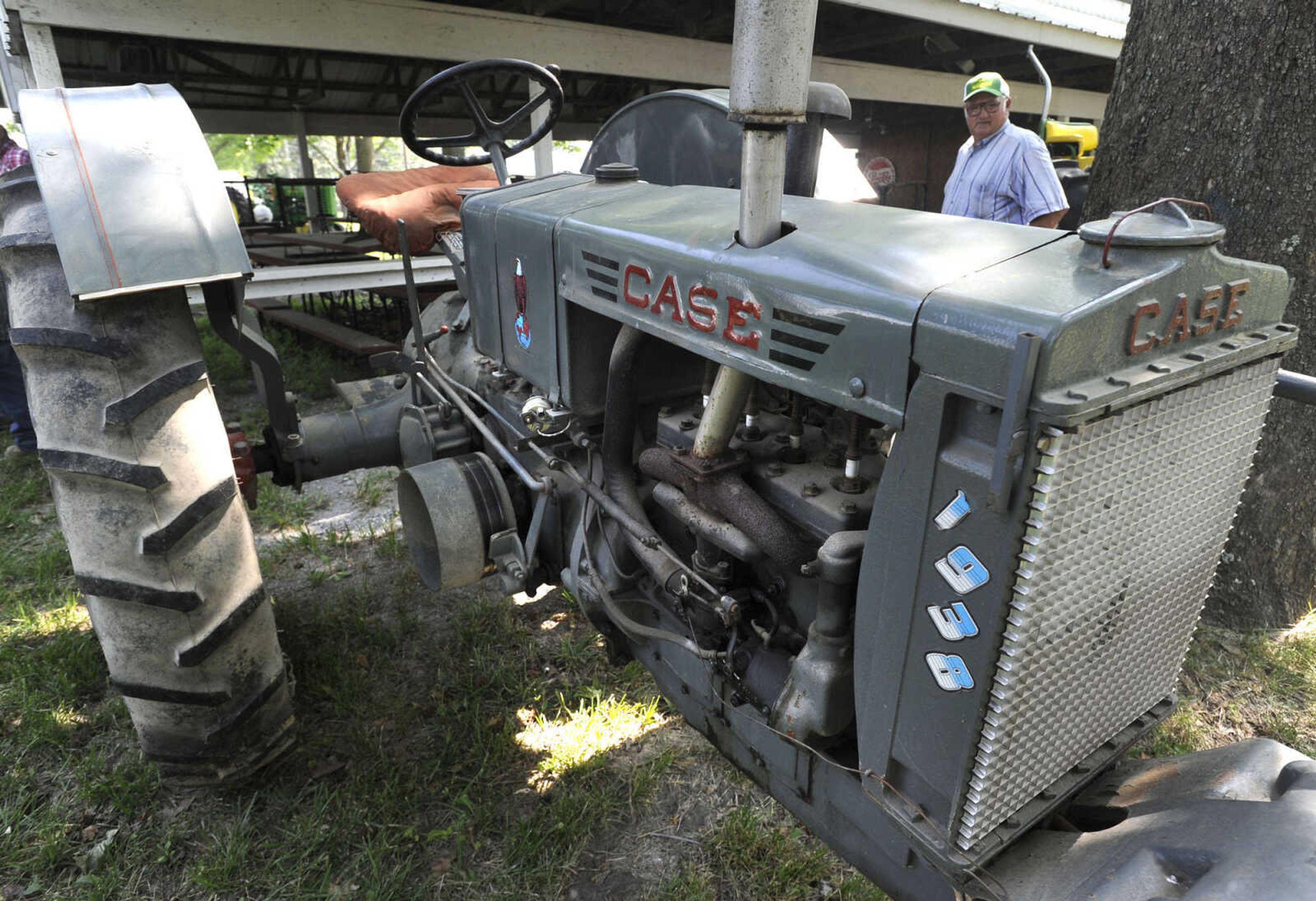 A 1938 Case SC tractor owned by John Muench of Frohna, Mo. is displayed Saturday at Old Timers' Day in Perryville, Mo.