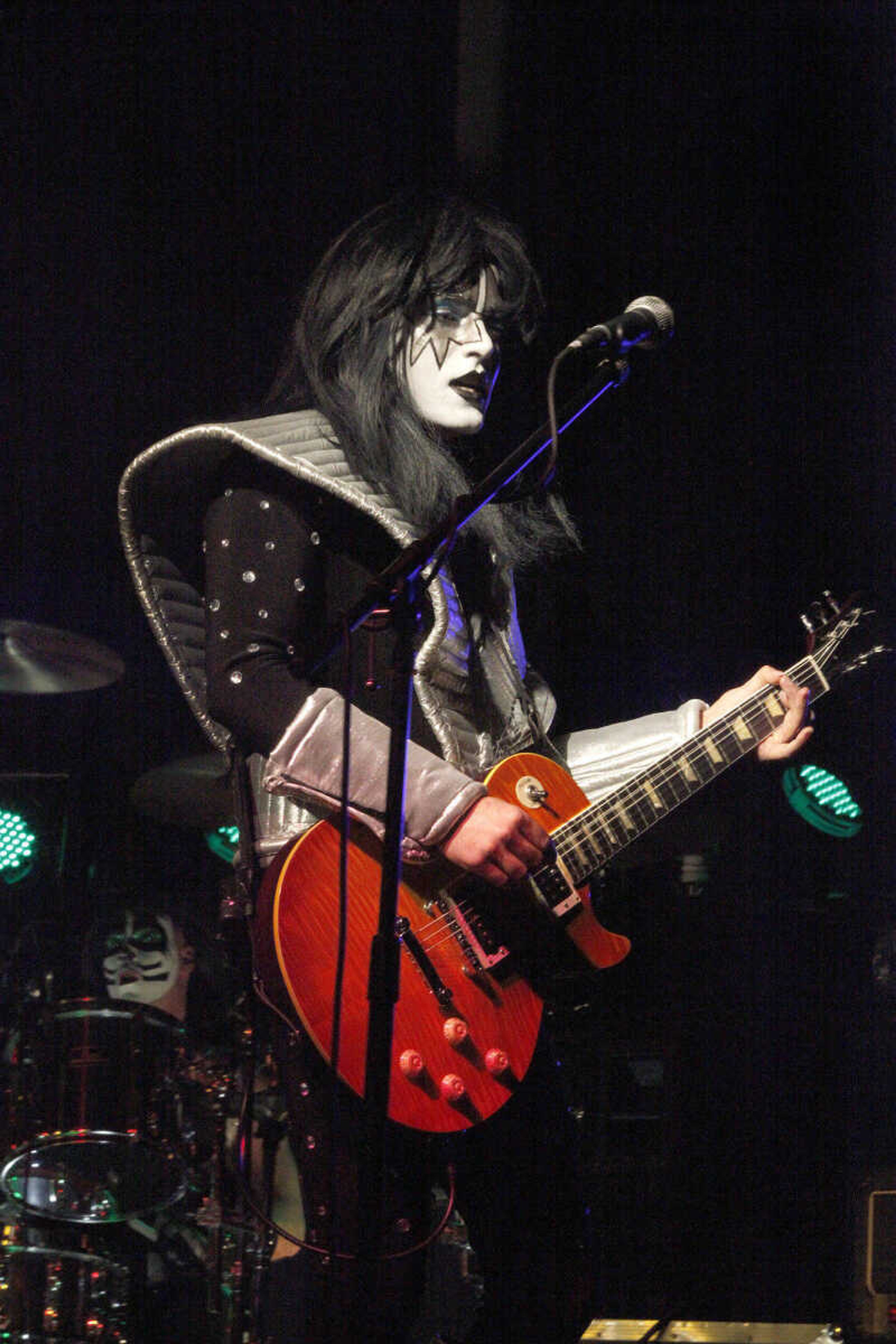 CHRIS MACKLER ~ photos@semissourian.com

KISSiT performs during the Kiss, AC/DC and Rod Stewart Tribute Concert held at the Arena Building on Saturday, Nov. 6, 2010, in Cape Girardeau.