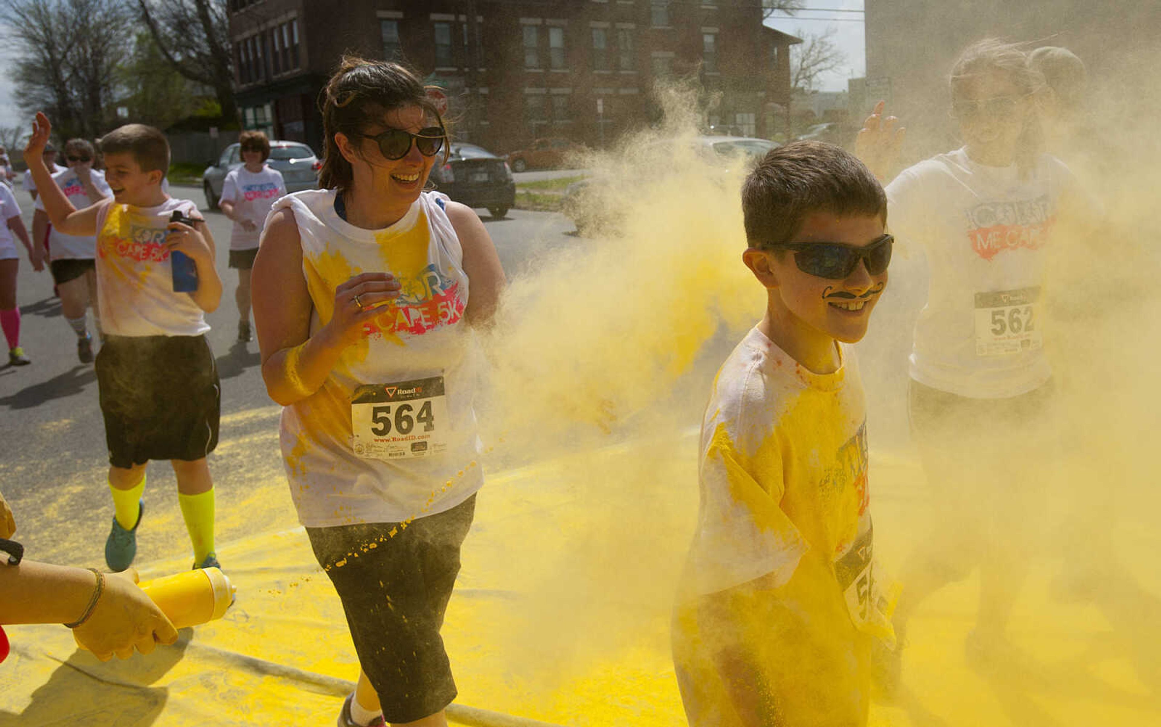 ADAM VOGLER ~ avogler@semissourian.com
The Color Me Cape 5k Saturday, April 12, in Cape Girardeau.