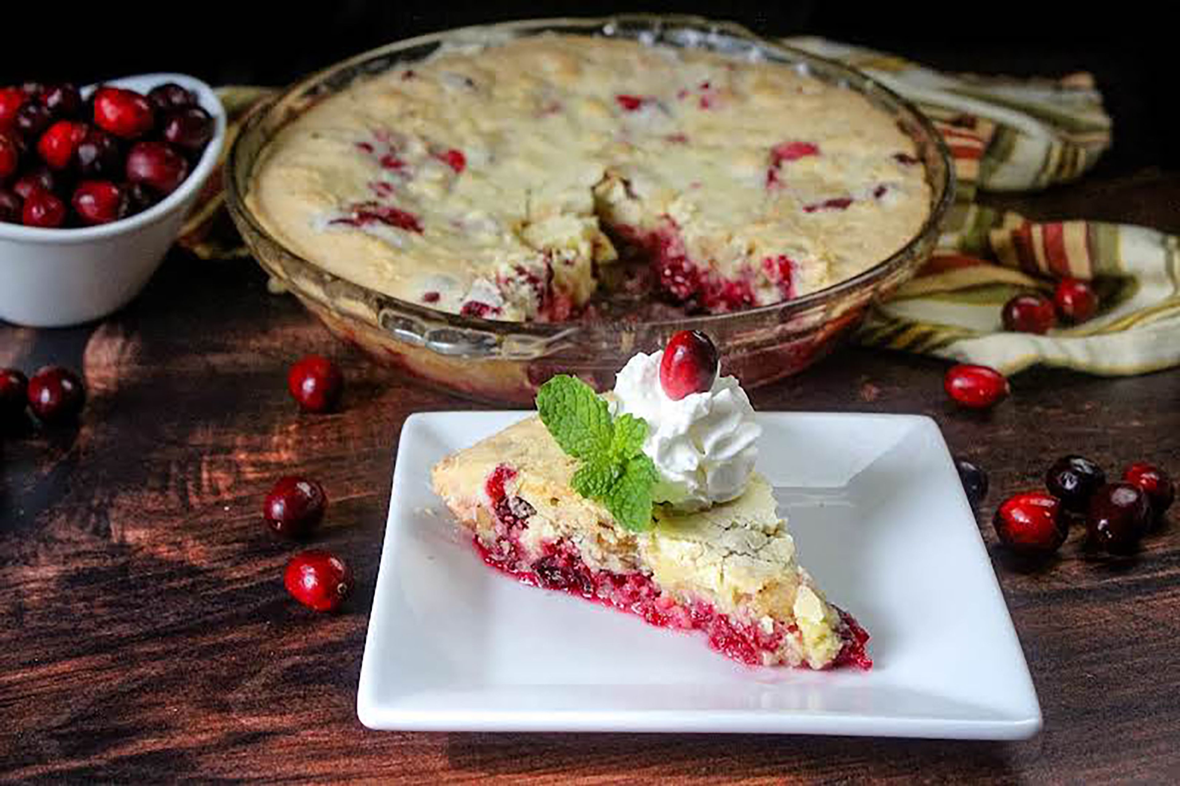 Cranberry Cream Torte