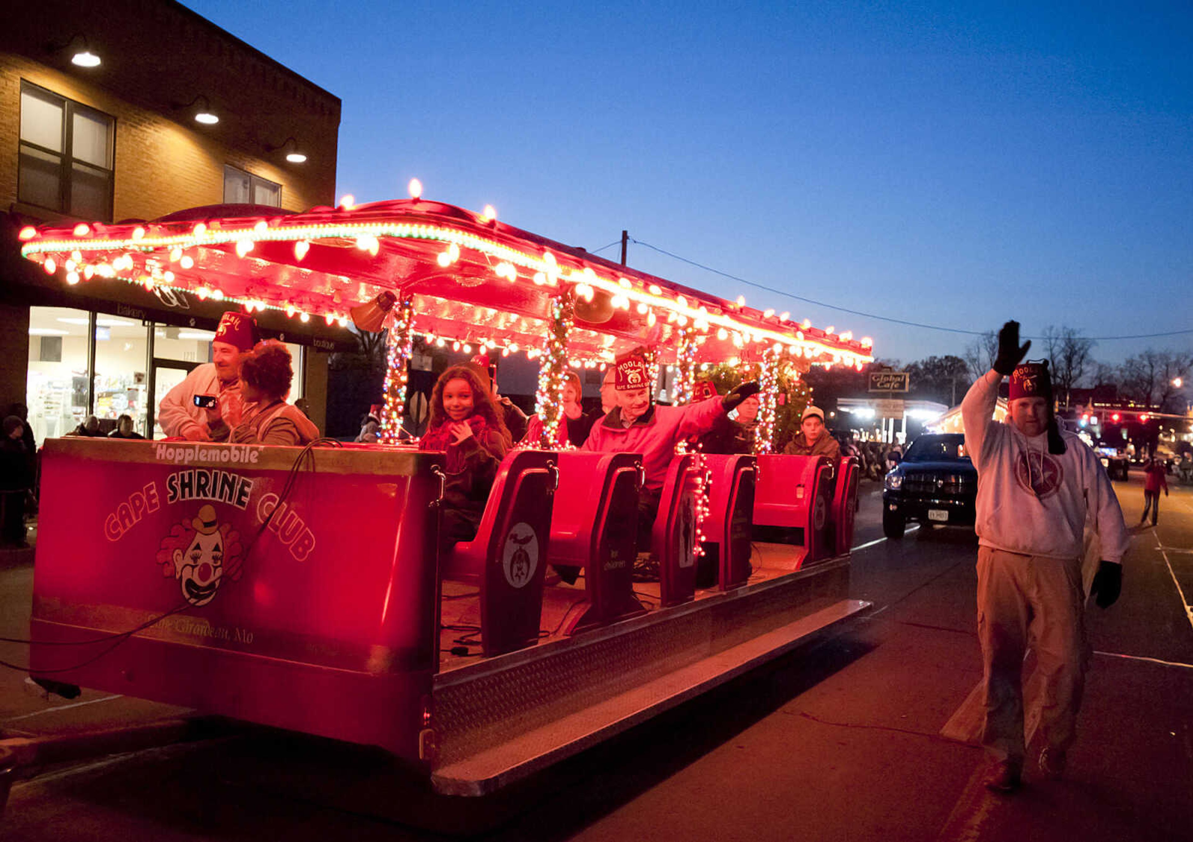 The 22nd Annual Parade of Lights Sunday, Dec. 1, in Cape Girardeau. The parade started at Capaha Park making its way down Broadway and Main Street. The theme for this year's parade was ŇChristmas Fun for Everyone.Ó