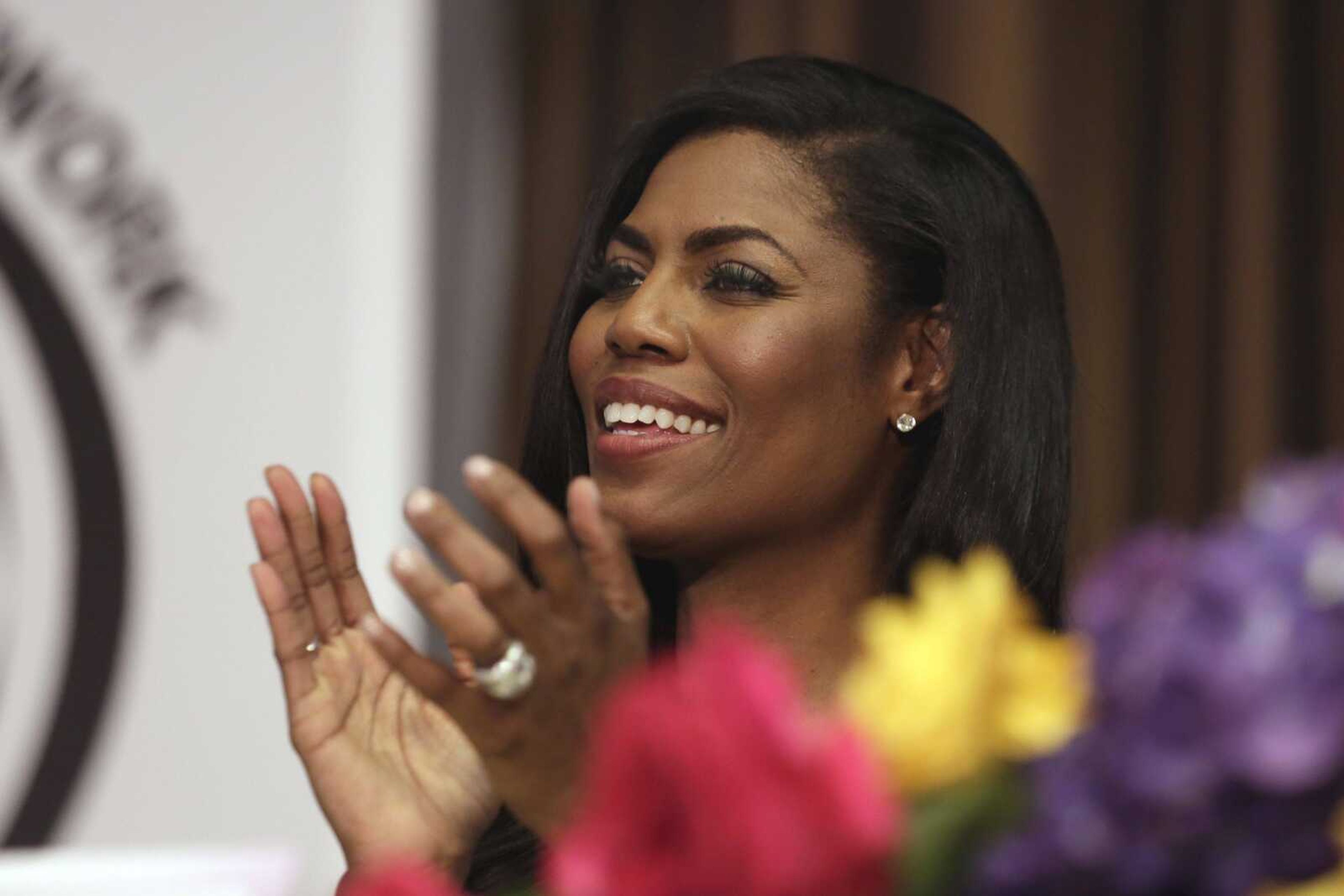 Omarosa Manigault appears at the Women's Power Luncheon of the 2017 National Action Network convention in New York.