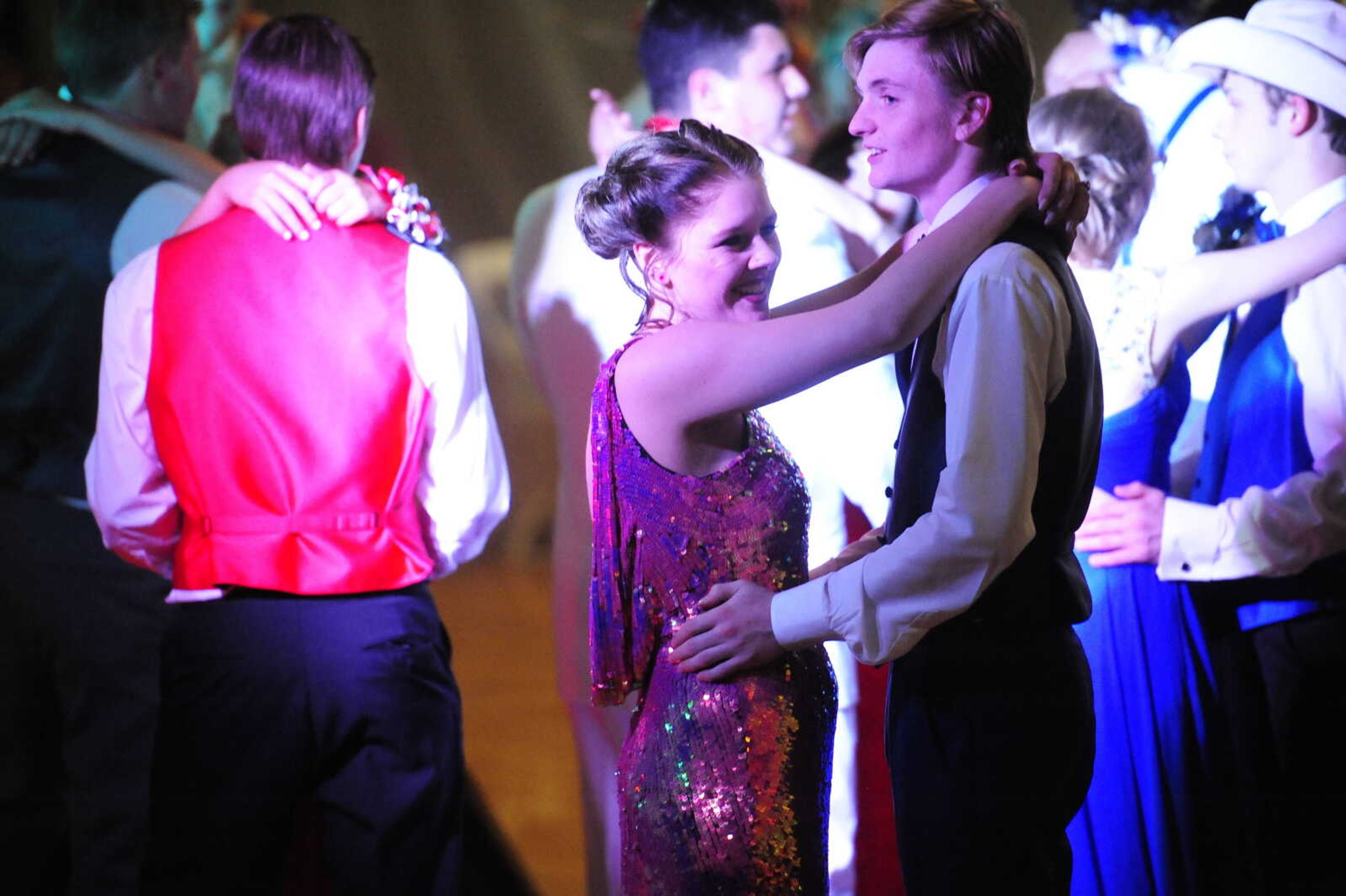 Oran students enjoy their prom Saturday, April 8 at Oran High School.