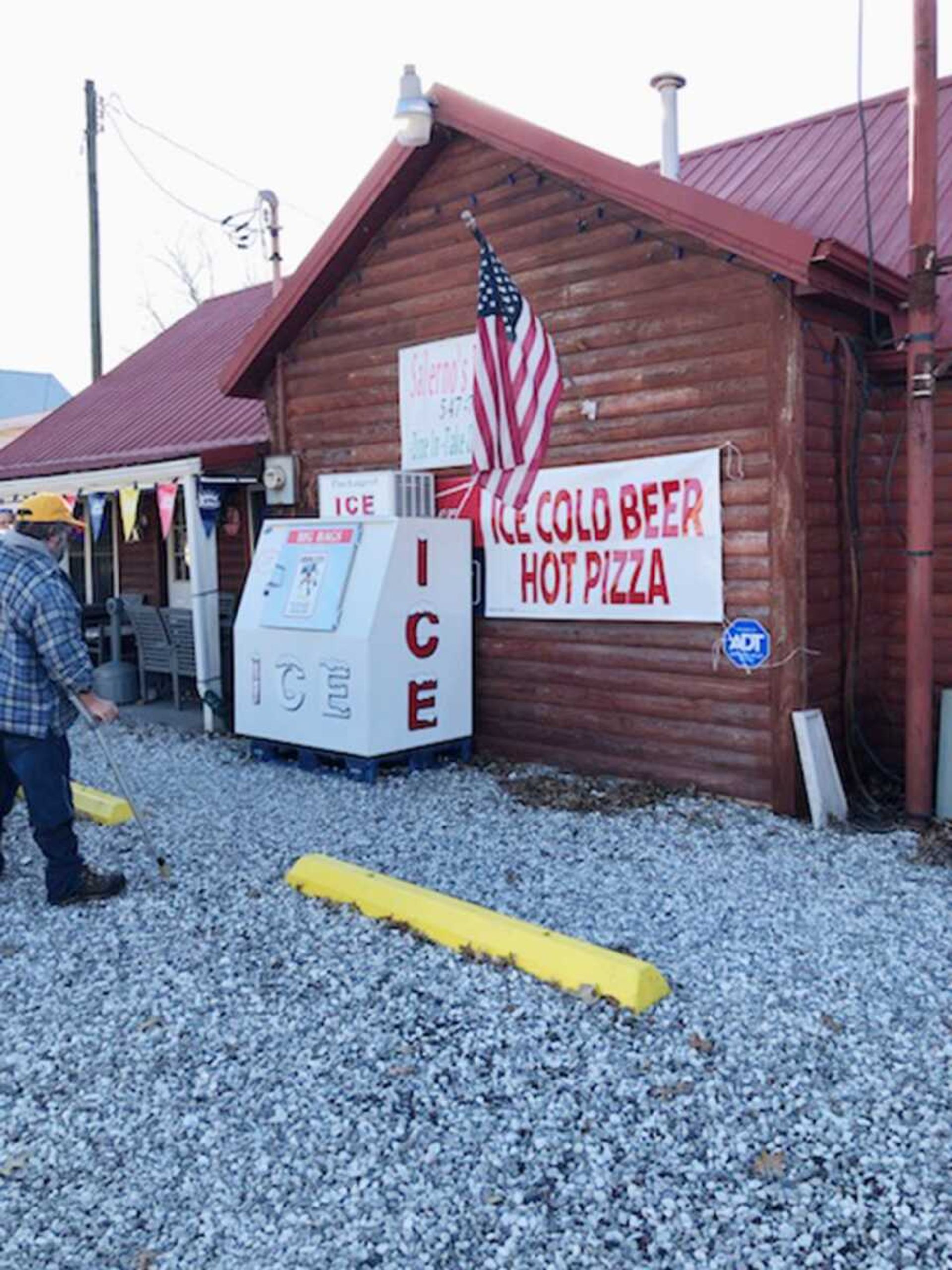 Salerno's Pizzeria's address is listed as 5029 N. Highway 61 in Perryville, Missouri, but I was assured it is actually located in Brewer, Missouri.