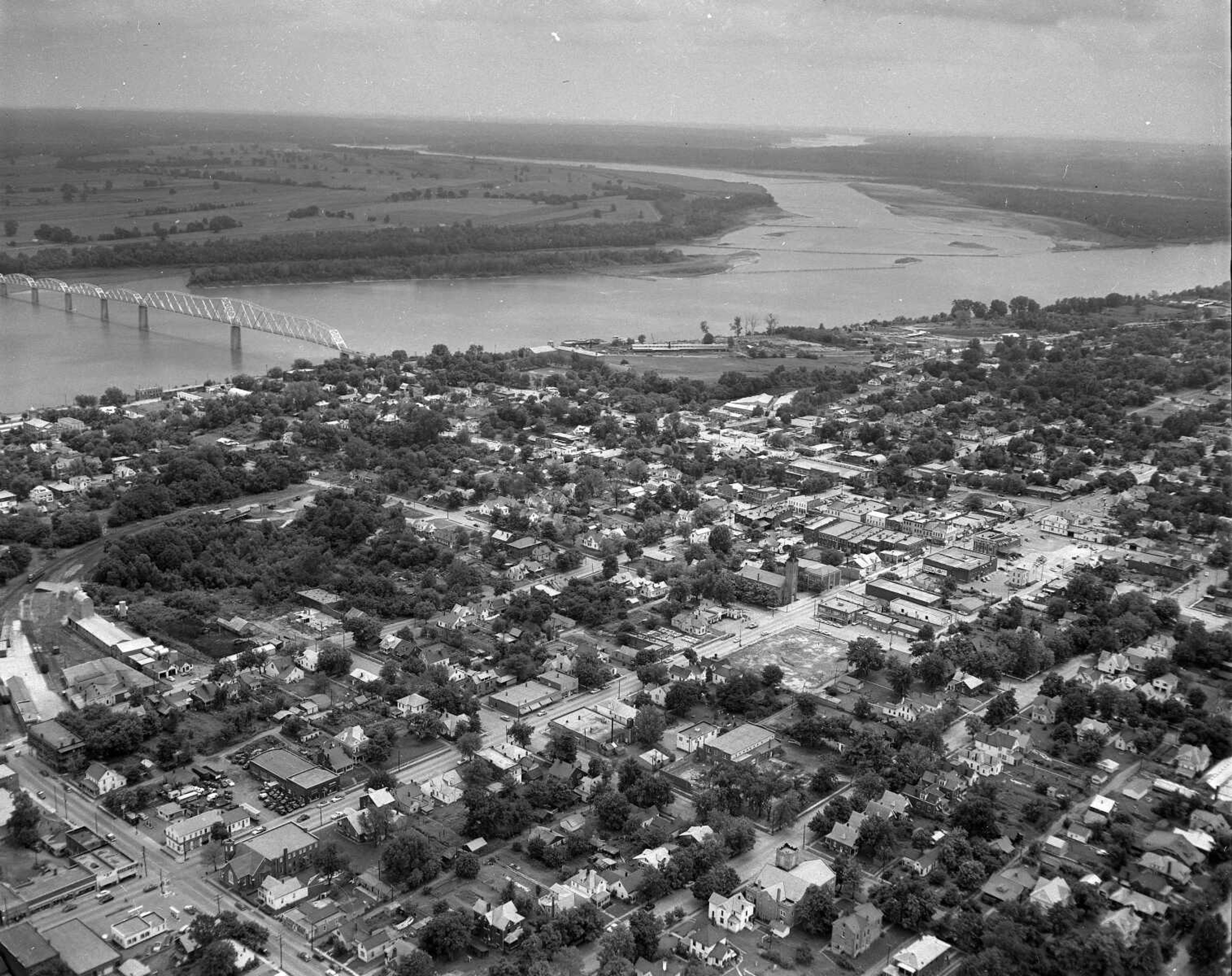 Looking southeast from near Sprigg and Independence streets.