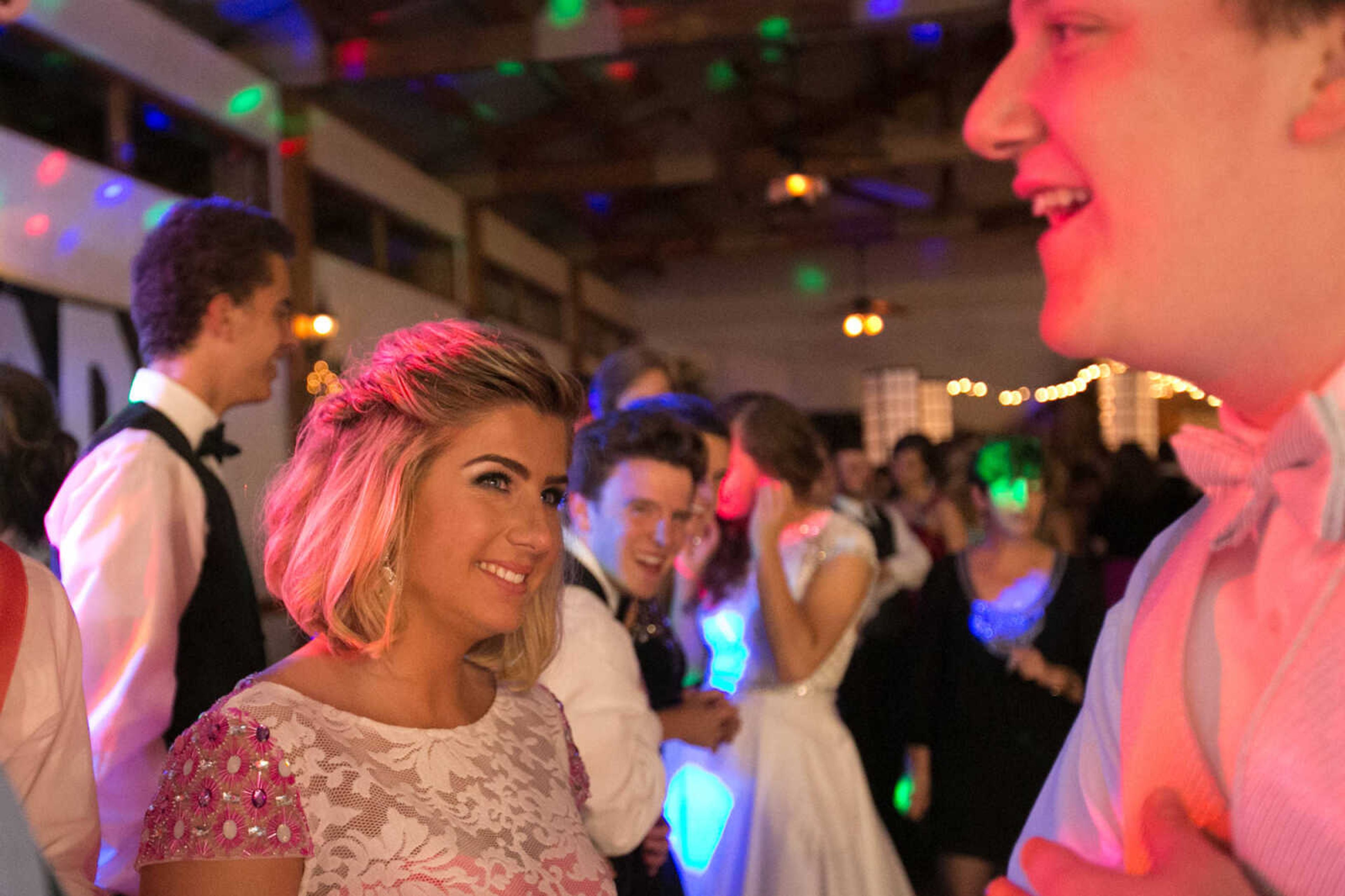 GLENN LANDBERG ~ glandberg@semissourian.com

Students take to the dance floor during the Notre Dame Regional High School prom, "Red Carpet Gala," Friday, April 29, 2016 at Bavarian Halle in Jackson.