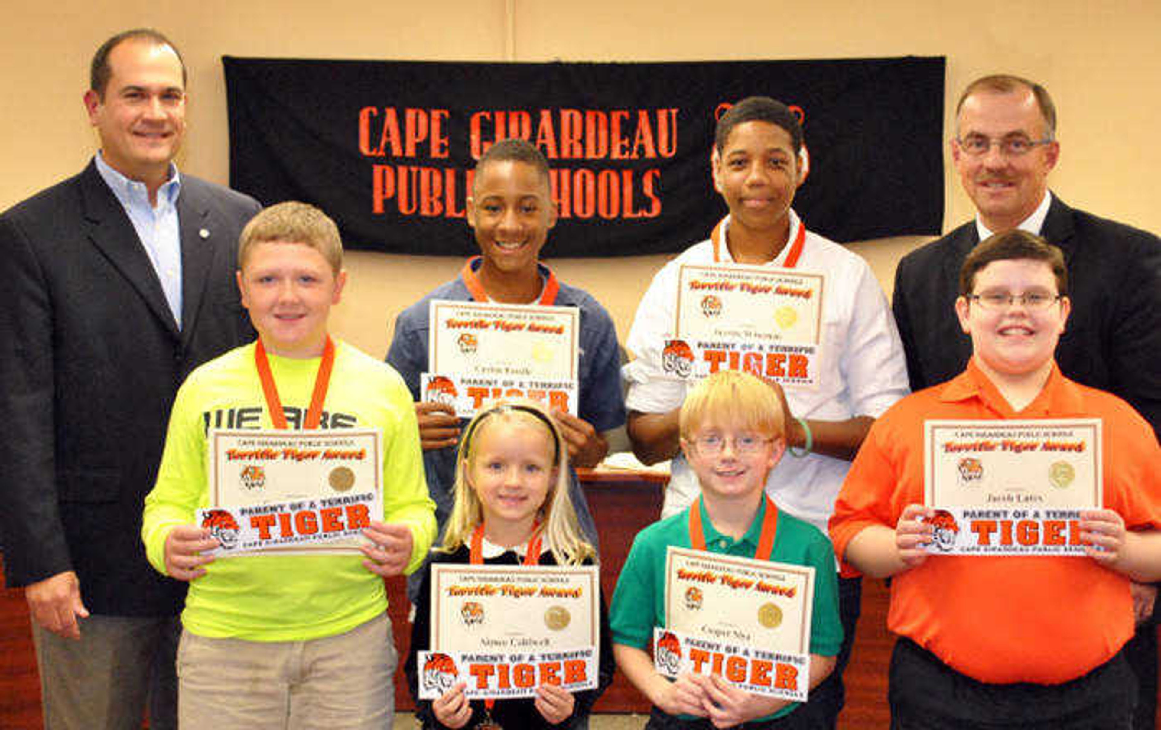 Terrific Tigers recognized at Cape board meeting