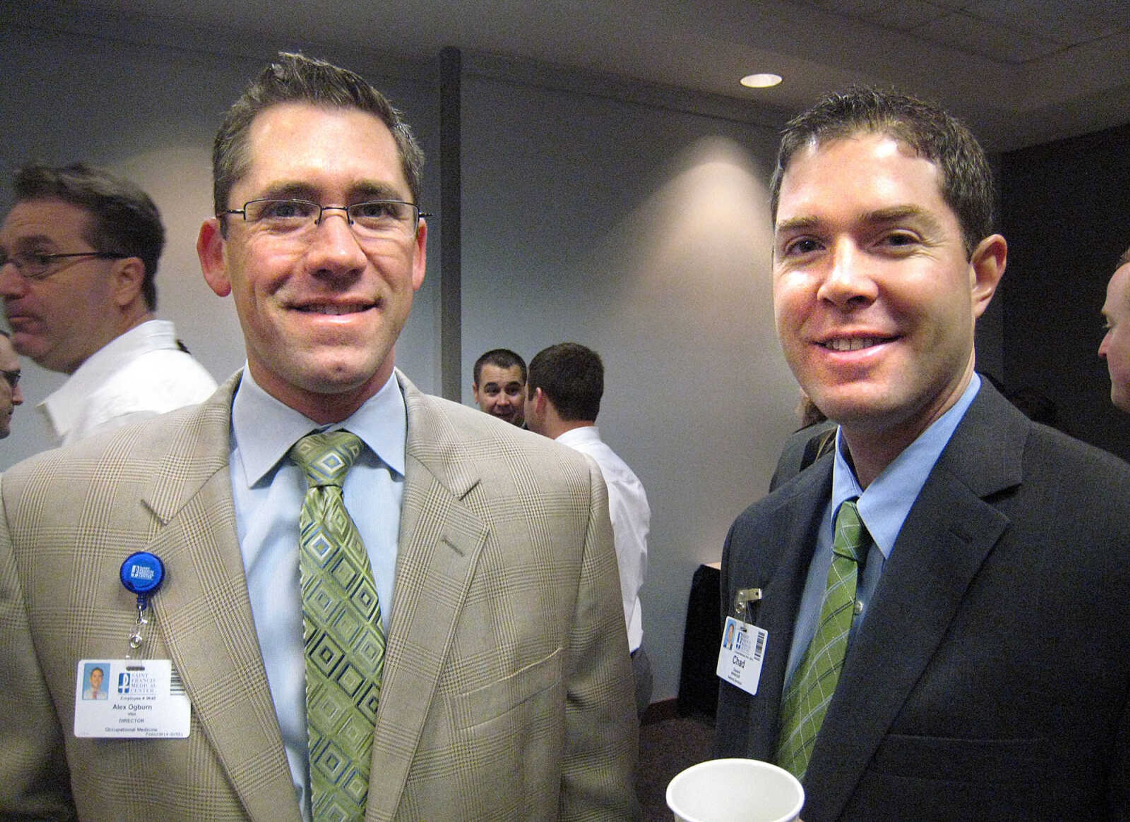 Alex Ogburn, Saint Francis Medical Center
Chad Clippard, Saint Francis Medical Center