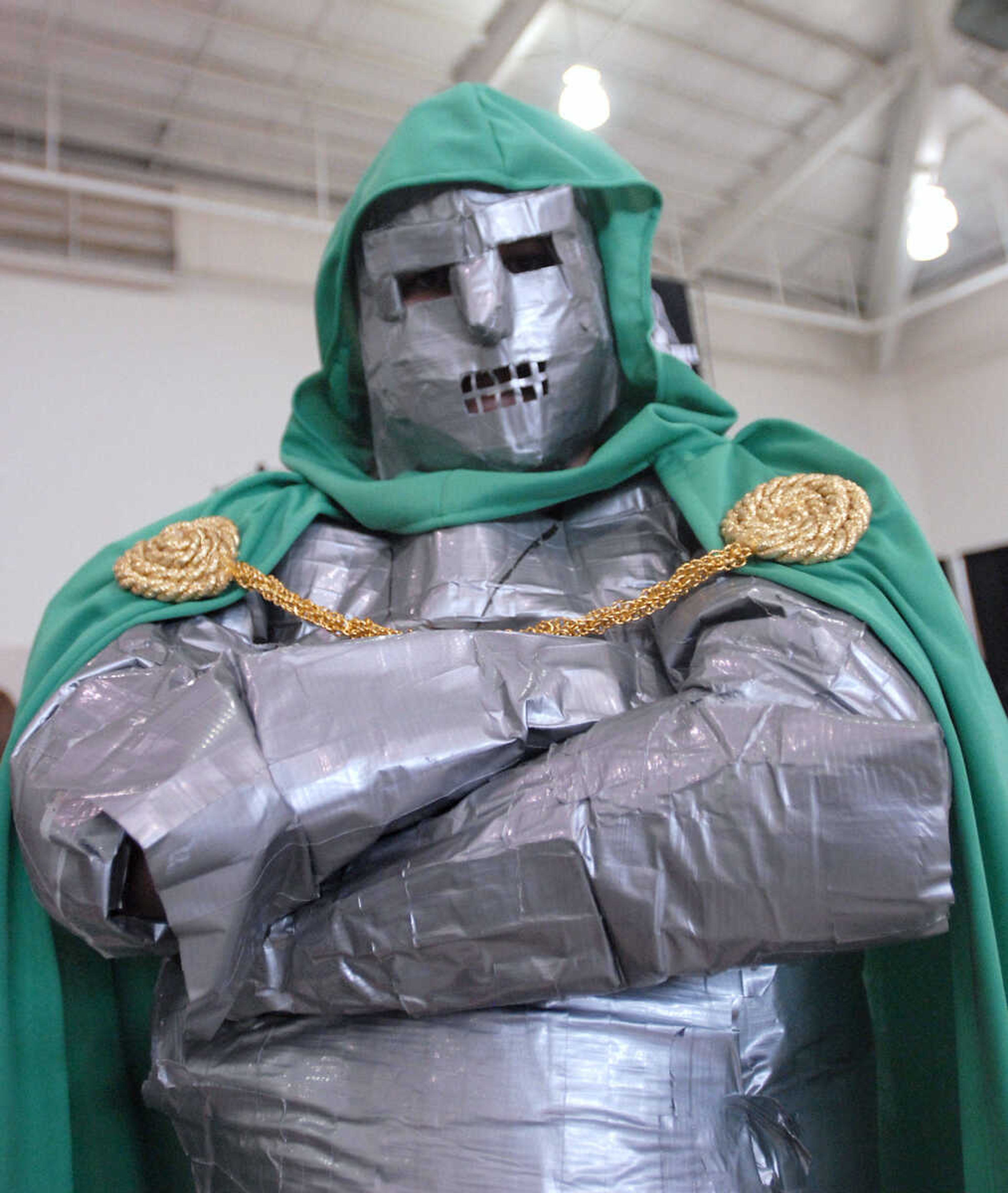 KRISTIN EBERTS ~ keberts@semissourian.com

Daniel Bryant poses as Doctor Doom during the sixth annual Cape Comic Con on Saturday, June 25, 2011, at the Osage Centre in Cape Girardeau.