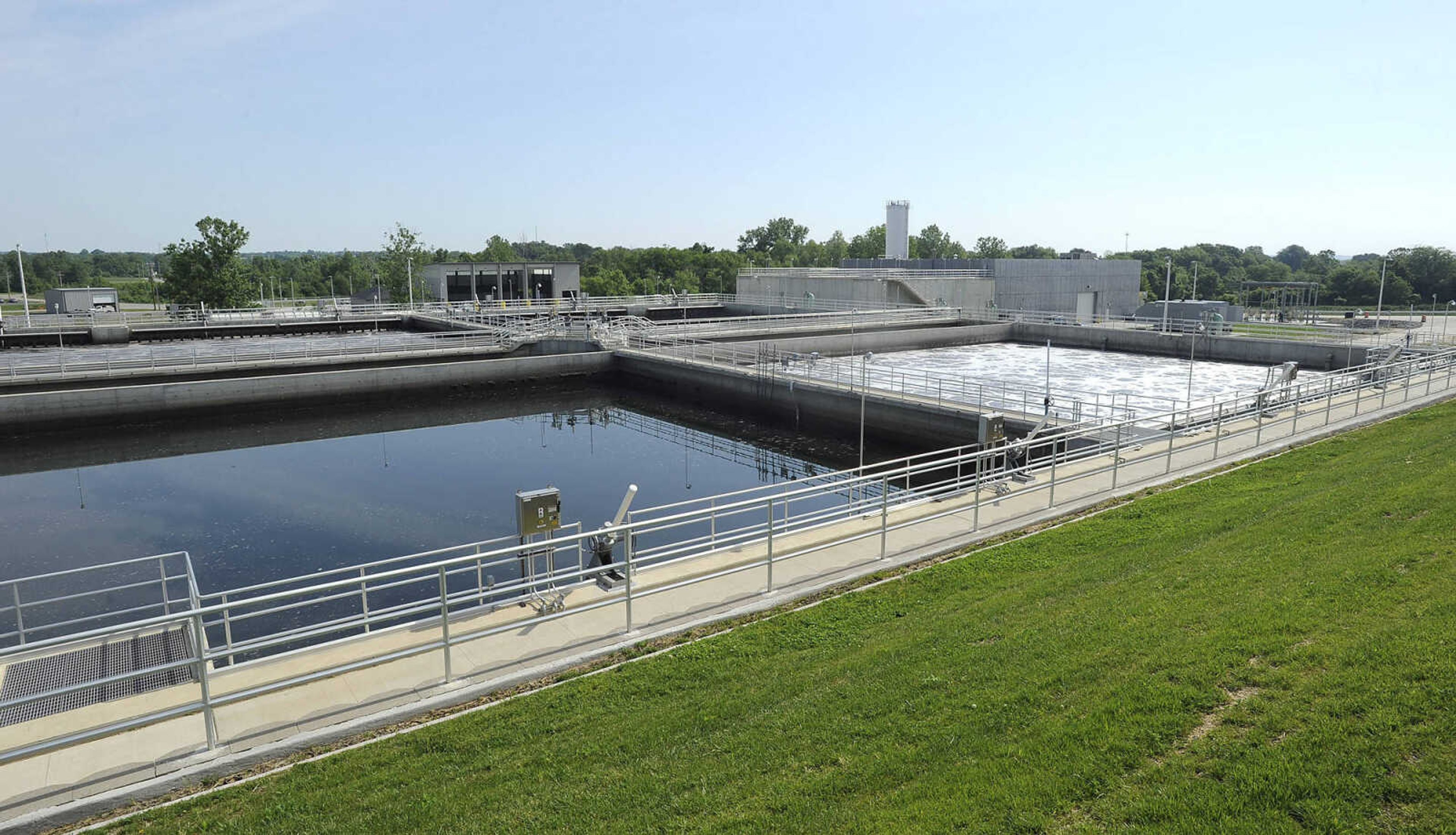 The new wastewater treatment plant is seen Monday, May 23, 2016 in Cape Girardeau.