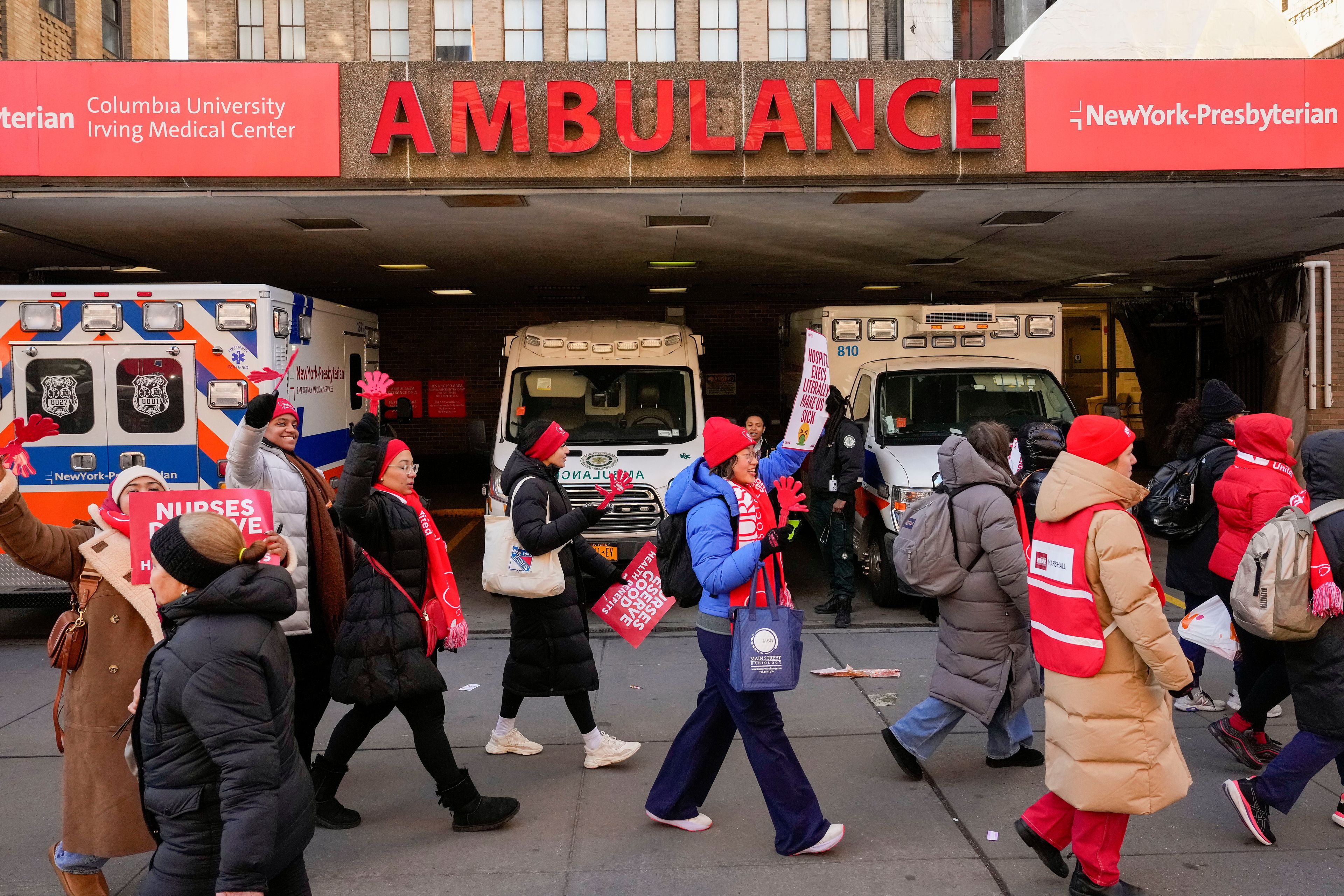 Nurses strike enters second day at major New York City hospitals